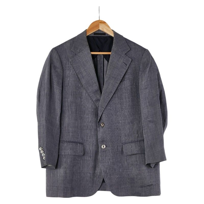 Burberry Burberry Burberry Stripe Linen Jacket Natural Material Outerwear Size ONE SIZE - 1 Thumbnail