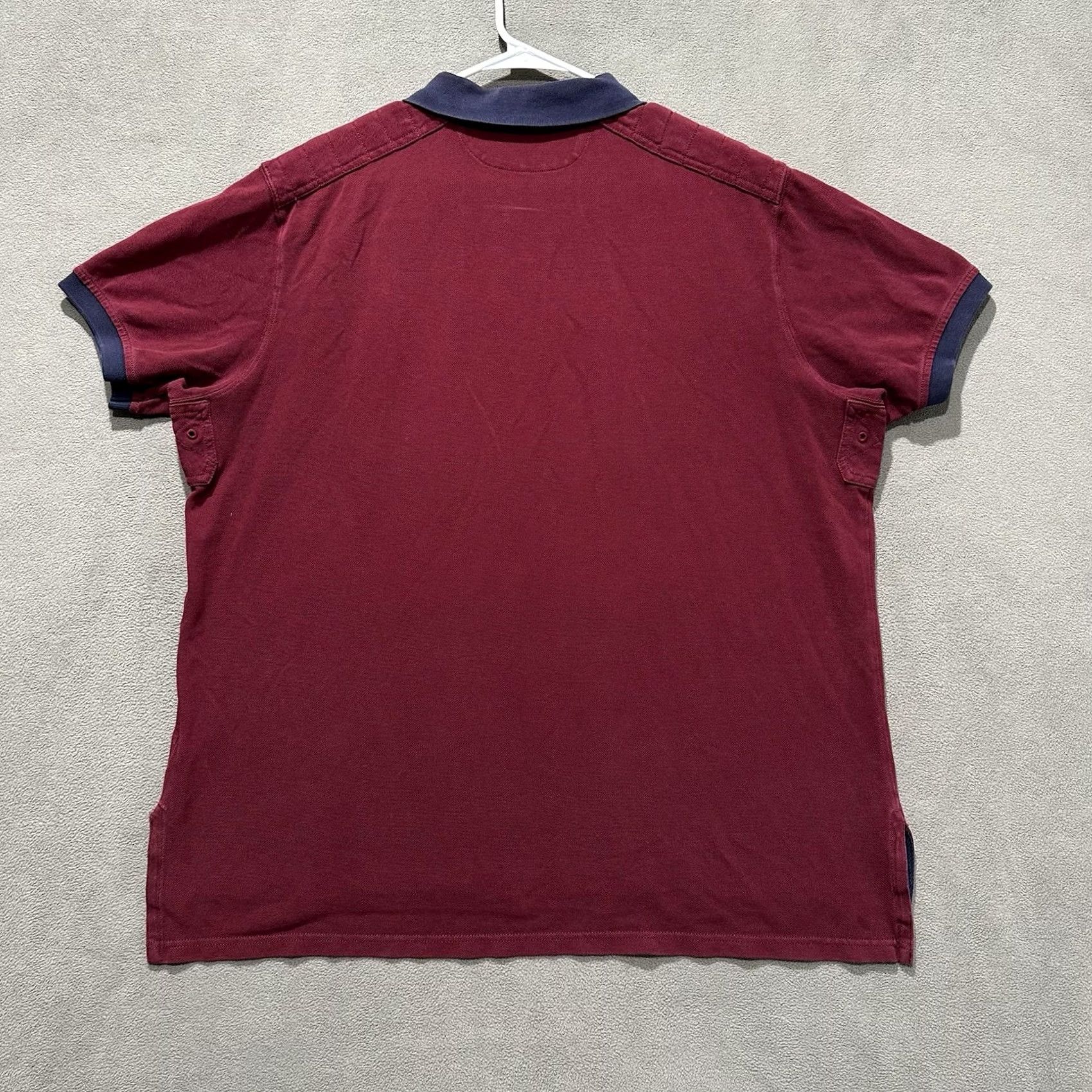 Polo Ralph Lauren Polo Ralph Lauren Rugby Polo Mens 2XL Maroon Red Big Pony Quilted Custom Fit GUC Size US XXL / EU 58 / 5 - 2 Thumbnail
