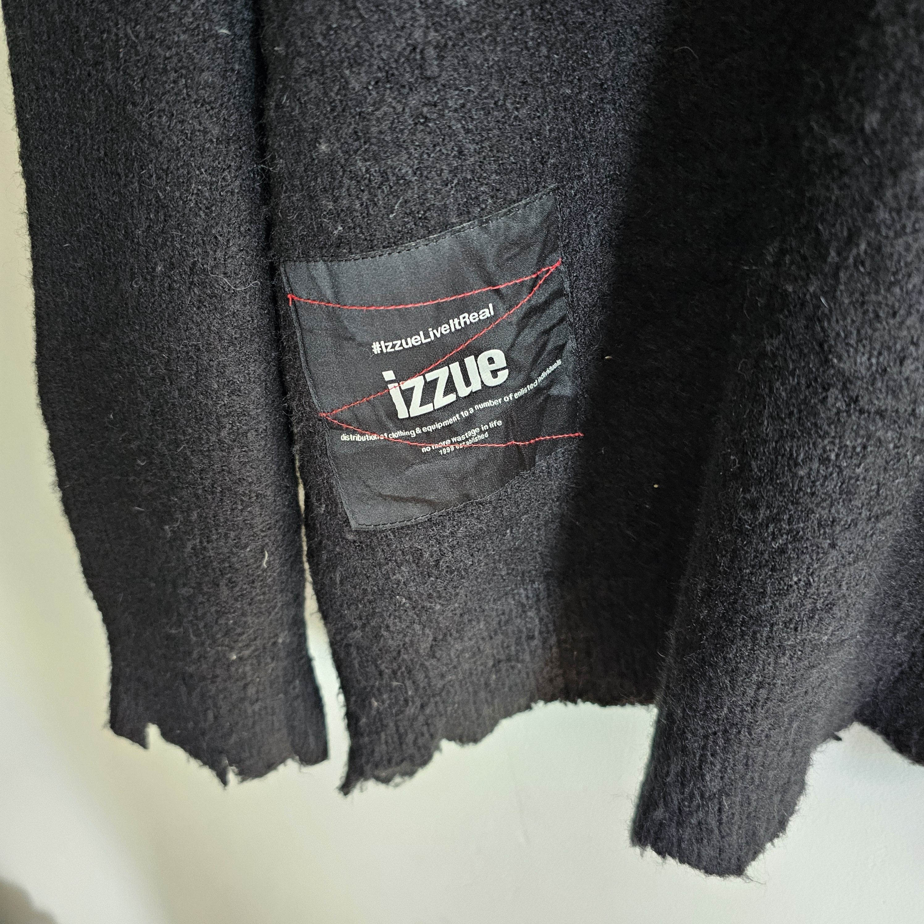 izzue Wool Mohair Izzue Reserve Distressed Knitwear Size US XL / EU 56 / 4 - 6 Thumbnail