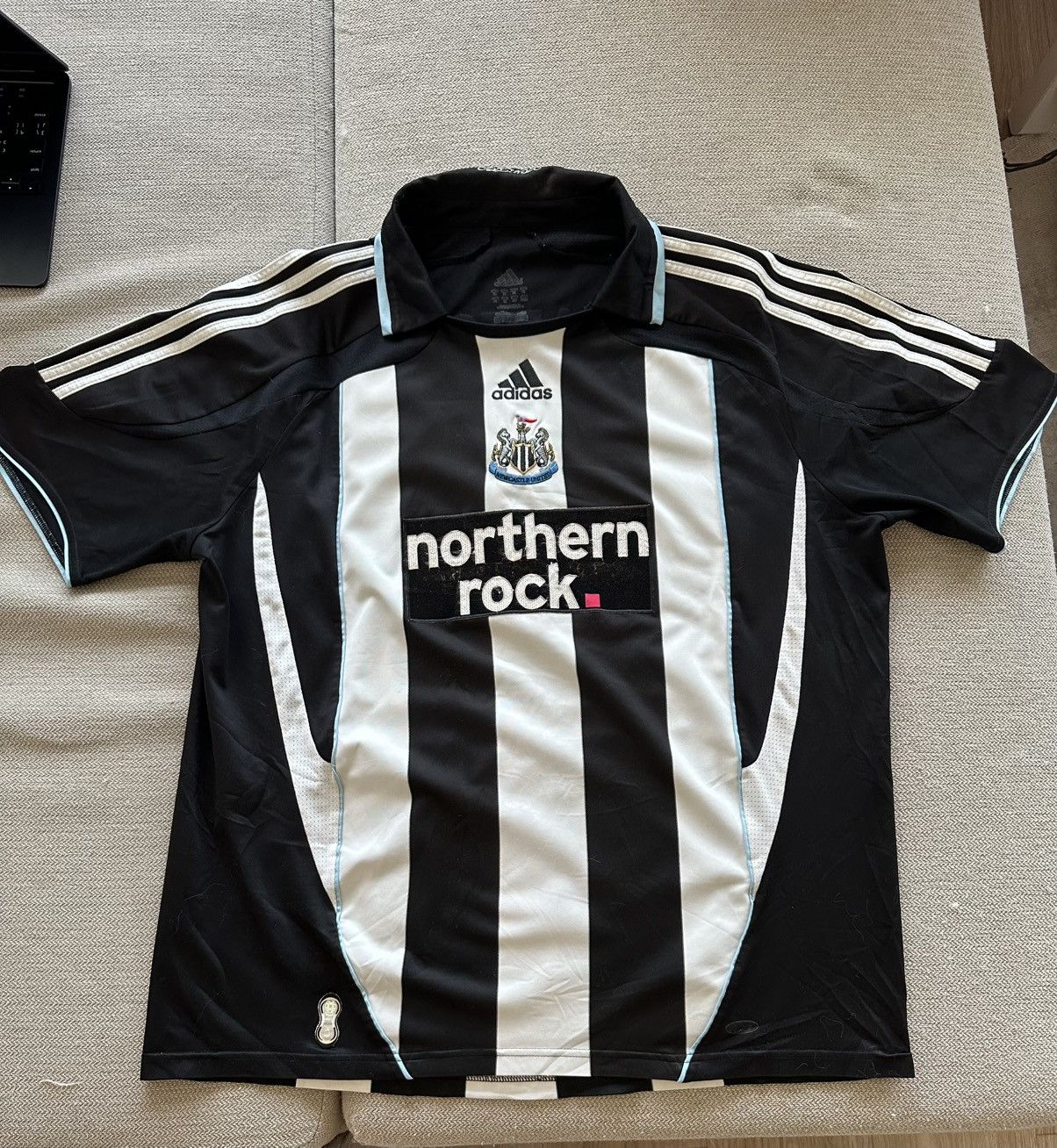 Adidas Newcastle United Joey Barton #7 Home Jersey