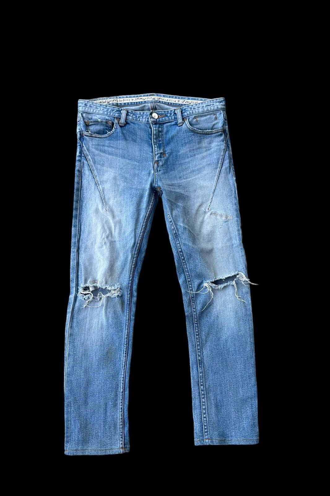 Number (N)ine Number nine distressed jeans | Grailed