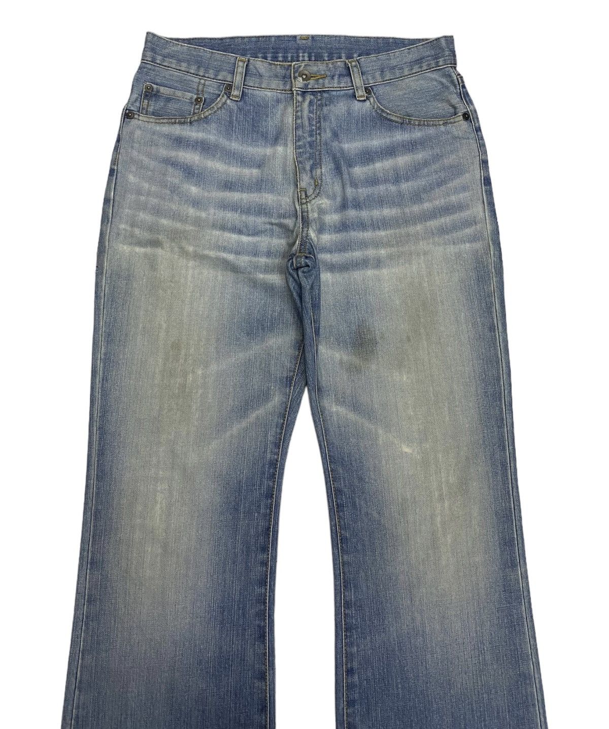 Japanese Brand RUSTY BAGGY UNIQLO DISTRESSED DENIM UNDERCOVER STYLE DESIGN Size US 32 / EU 48 - 3 Thumbnail