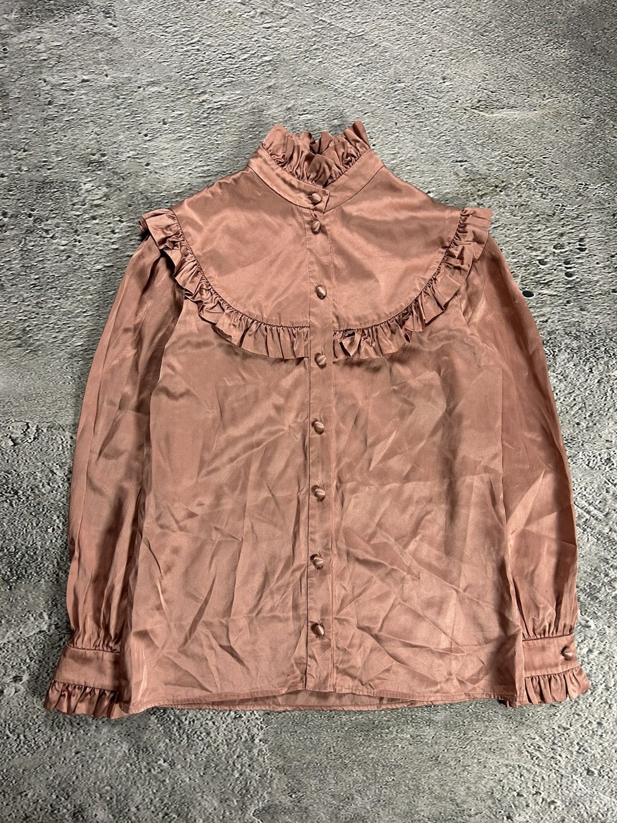 Saint Laurent Paris Saint Laurent Paris blouse pink FW16 top SLP Size M / US 6-8 / IT 42-44 - 1 Thumbnail
