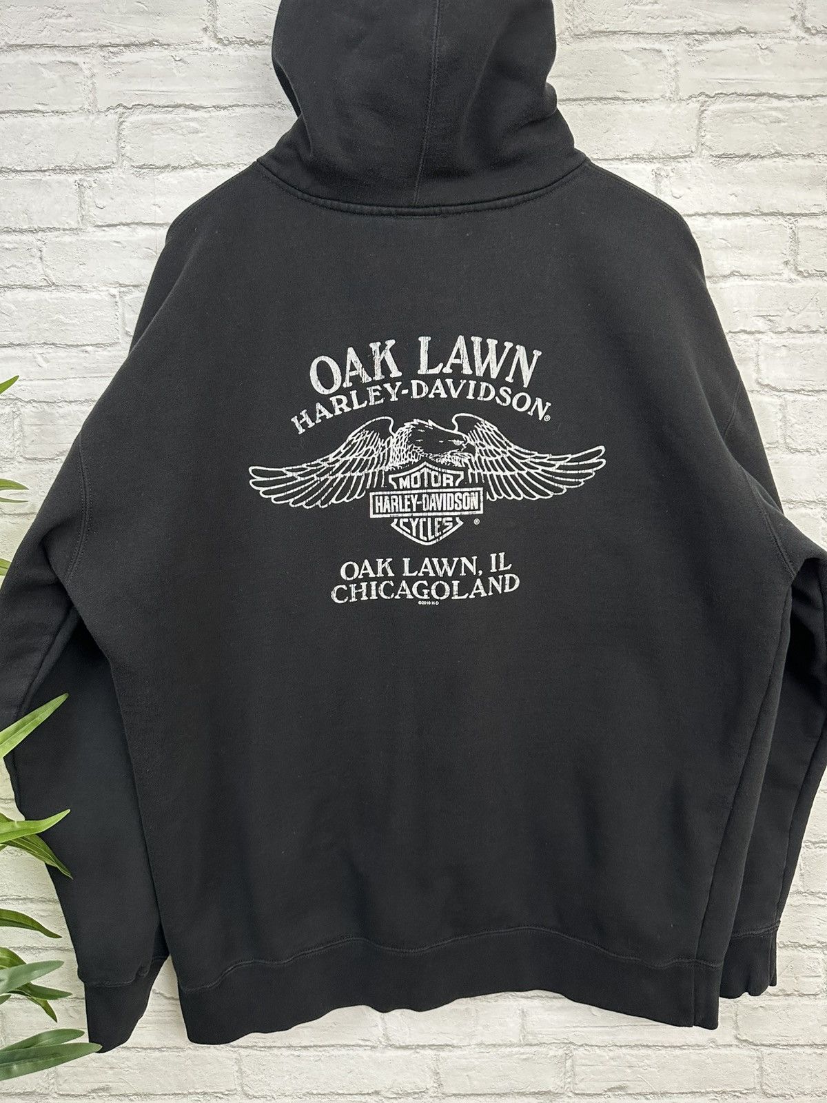 Harley Davidson (XL) SICK FLAMES Harley Davidson Zip Up Hoodie Size US XL / EU 56 / 4 - 13 Thumbnail