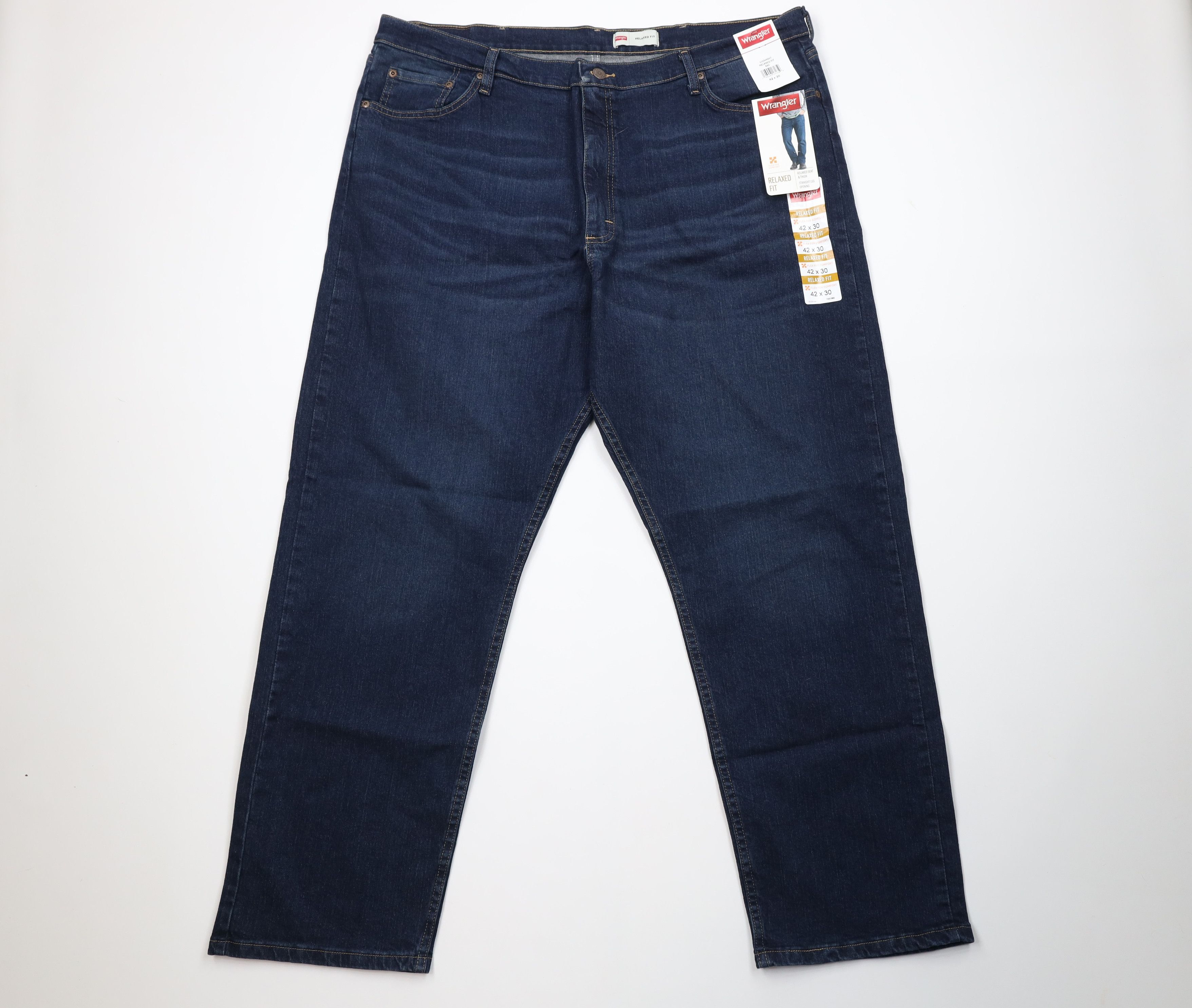 Wrangler Deadstock Vintage Y2K Wrangler Relaxed Fit Denim Jeans Blue Size US 42 / EU 58 - 1 Thumbnail