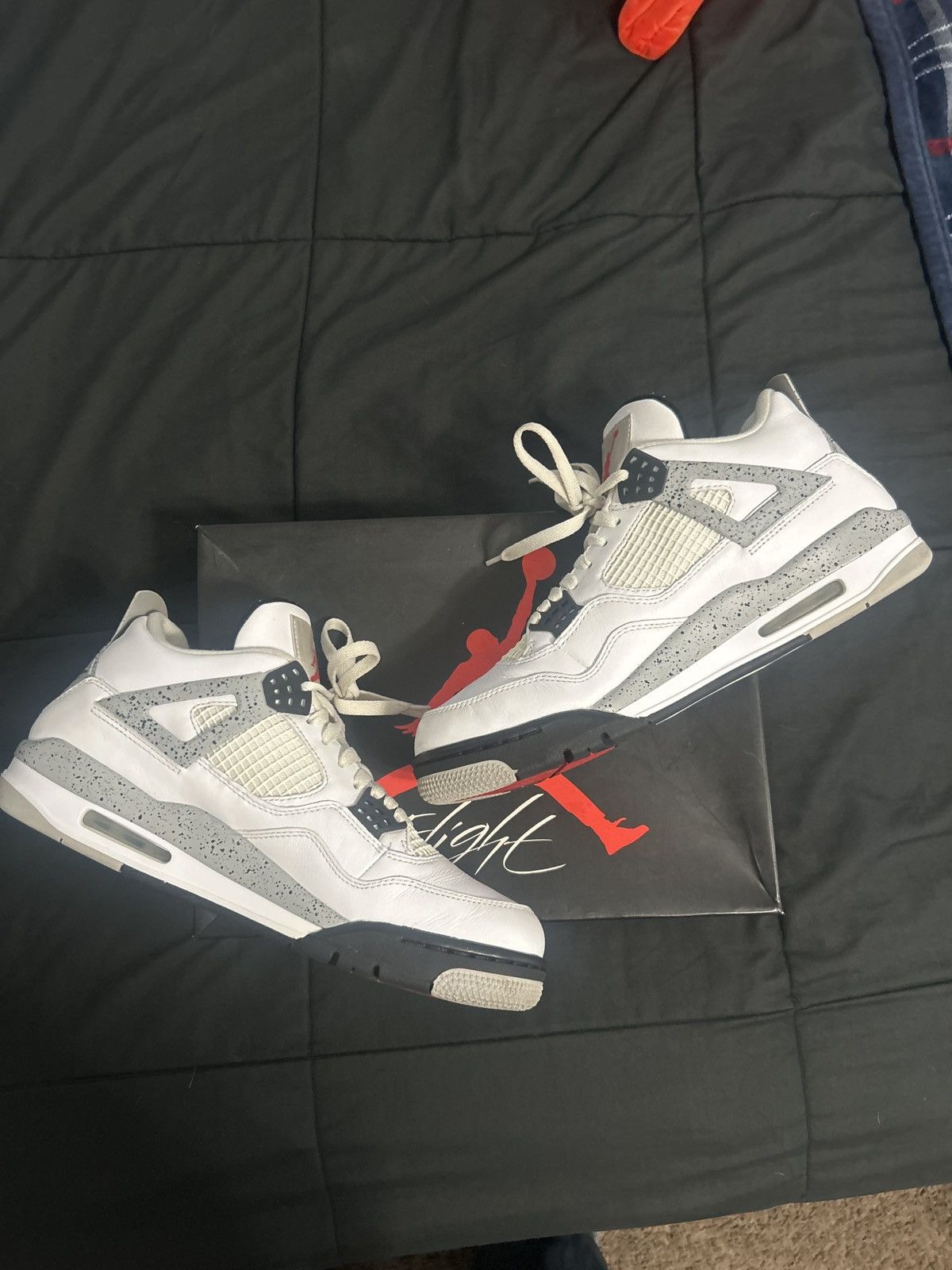 Jordan Brand Air Jordan 4 retro 2016 White Cement Size US 10.5 / EU 43-44 - 1 Thumbnail