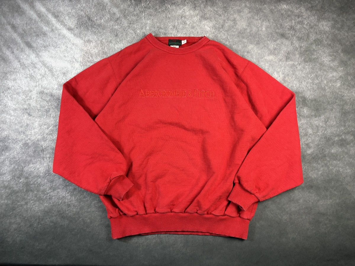 Abercrombie & Fitch × Vintage 1980s Abercrombie & Fitch Crewneck Vintage Sweatshirt Boxy Size US M / EU 48-50 / 2 - 9 Thumbnail