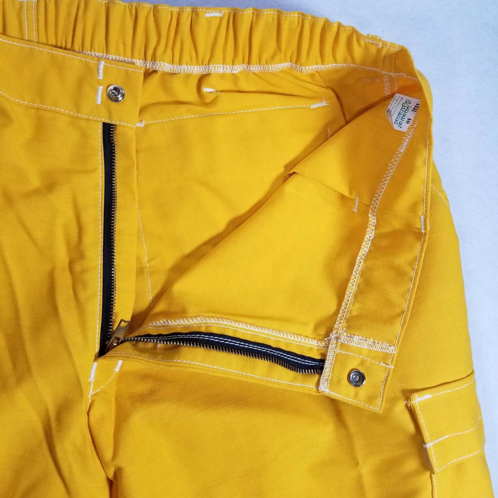 DuPont Nomex Crew Boss Wildfire Yellow Fire Fighting Pants 3XL/30 Size ONE SIZE - 2 Thumbnail