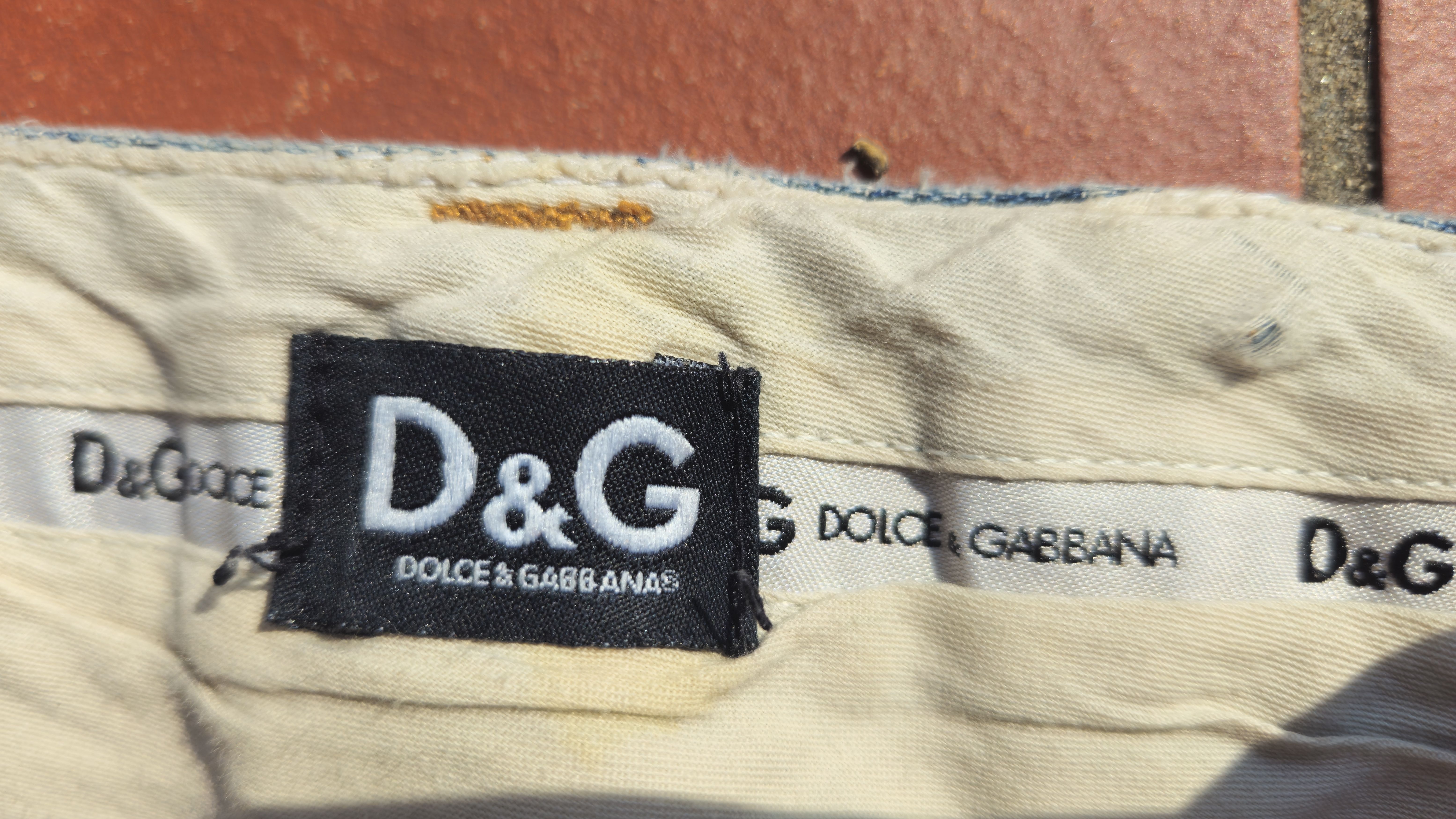 Dolce & Gabbana "I ❤️ Denim" vintage Dolce&Gabbana jeans Size US 33 - 3 Thumbnail