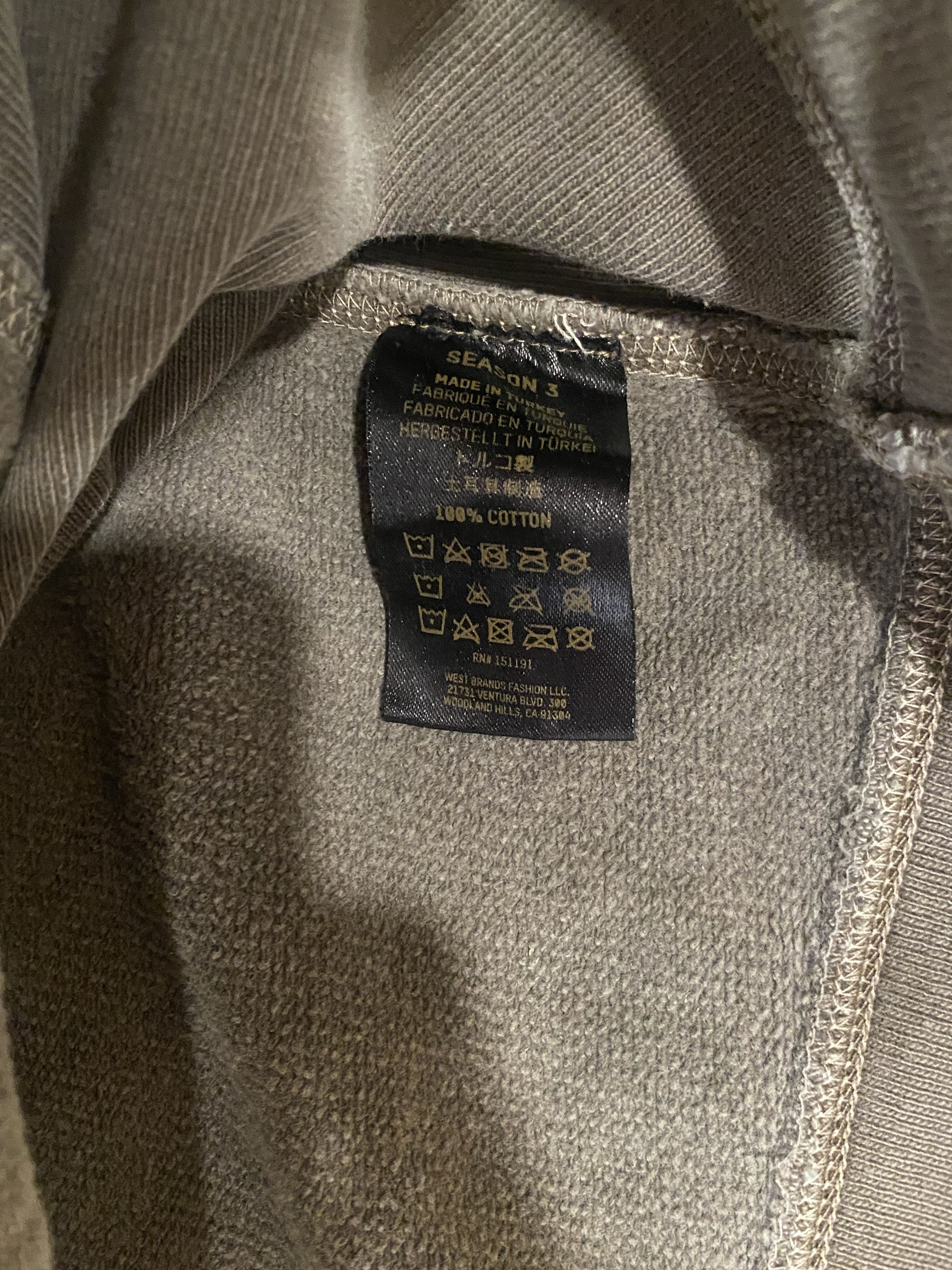 Yeezy Sample Yeezy Season 3 Green Hoodie Size US XL / EU 56 / 4 - 2 Thumbnail