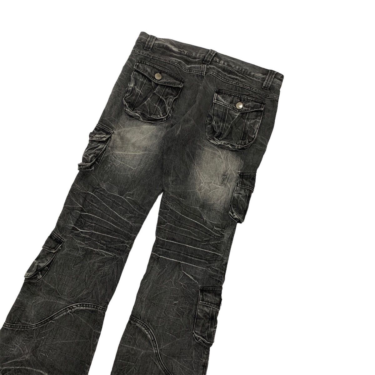 If Six Was Nine Toplsm Multipocket Bondage Distressed Jeans Size US 36 / EU 52 - 4 Thumbnail