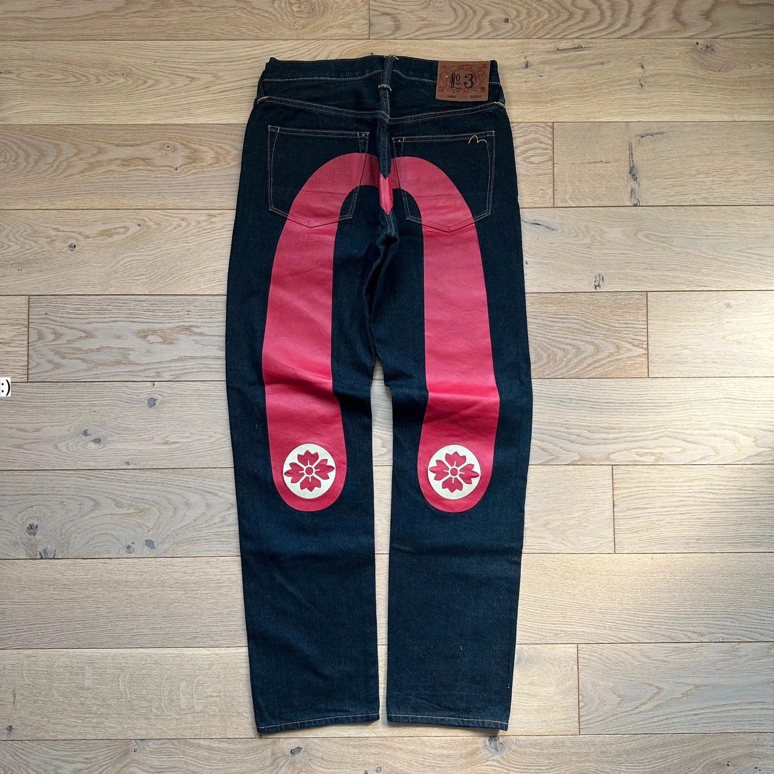 Evisu Jeans Evisu Daicock Lot 2000 Embroidery Red | Grailed