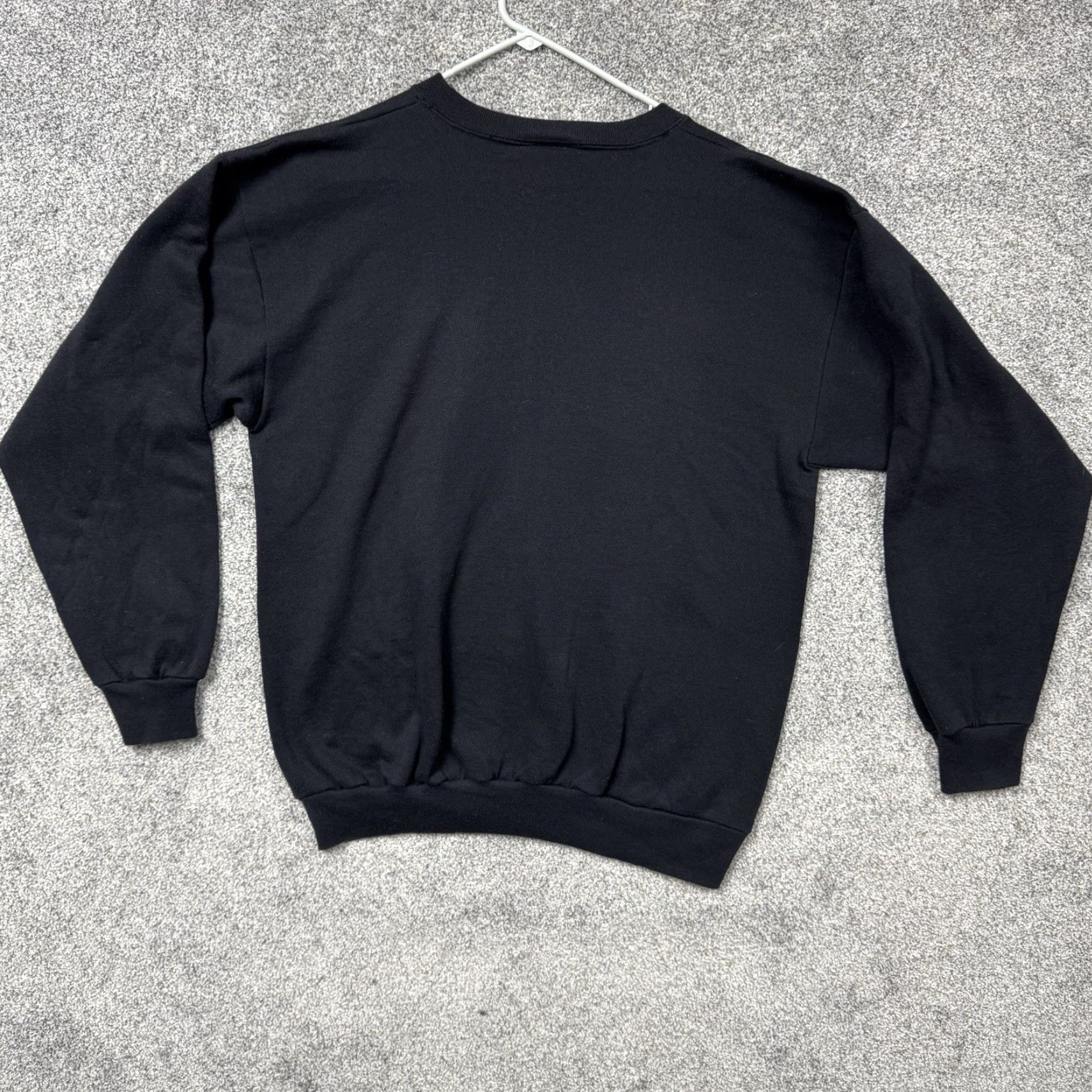 Peanuts VINTAGE Peanuts Halloween Sweatshirt XL Snoopy Charlie Brown Boo Kitsch Graphic Print Crew Neck Pullover Men Black 90s Cartoon Retro Sweatshirt Size US XL / EU 56 / 4 - 7 Thumbnail