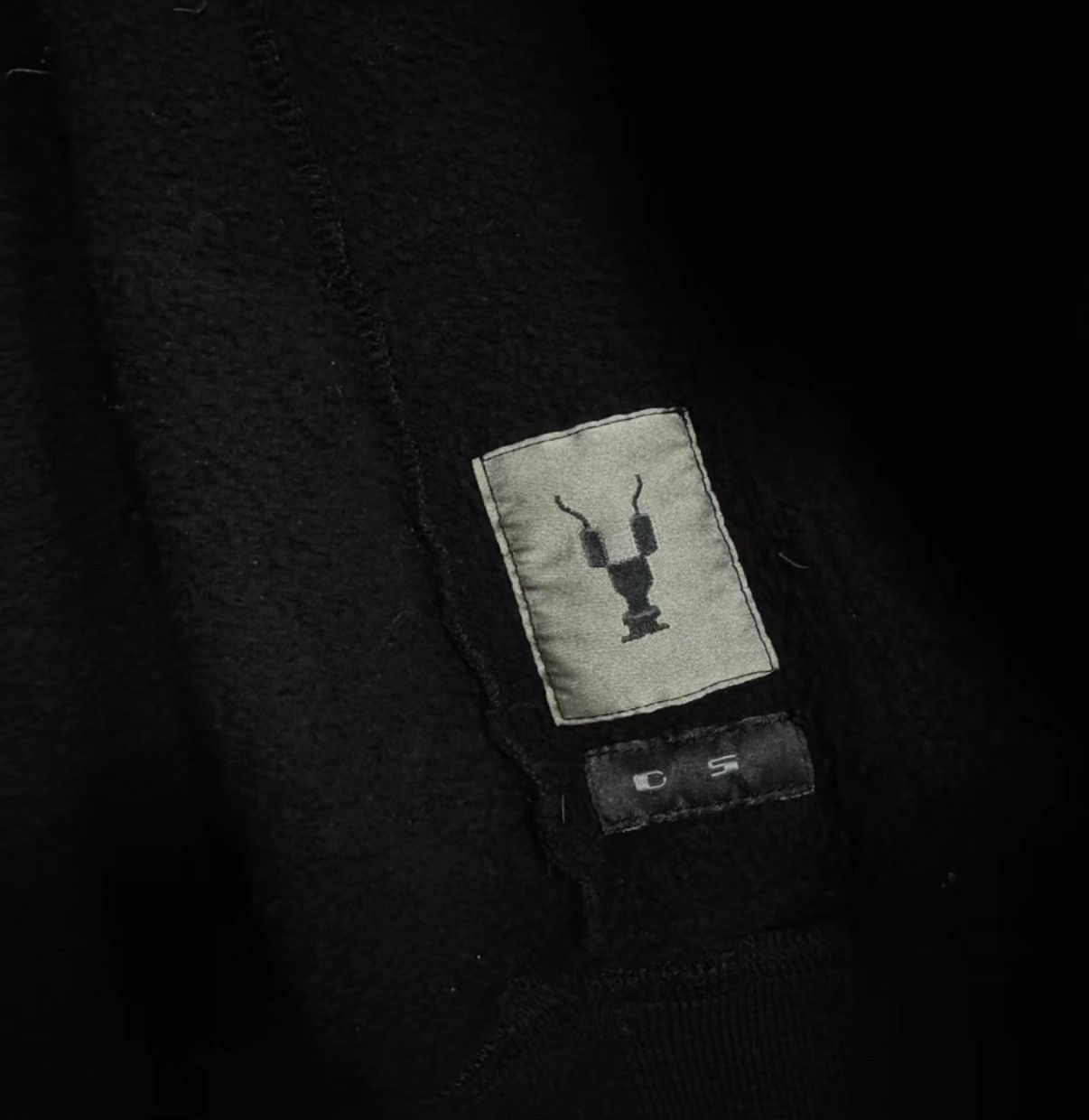 Rick Owens Rick Owens DRKSHDW Black Side-Zip Wizard Hoodie K37 Size US M / EU 48-50 / 2 - 6 Thumbnail