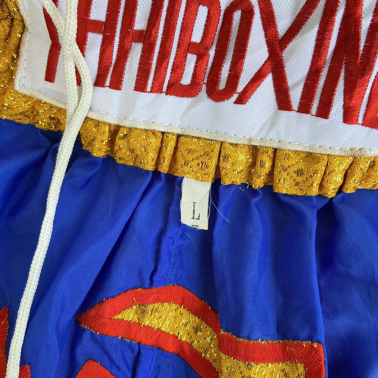 Vintage ☠️LASTDROP☠️Vintage Muay Thai Boxing Shorts Size US 34 / EU 50 - 4 Thumbnail