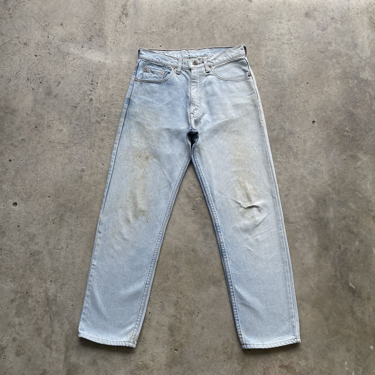 Levi's Vintage Clothing W29 Vintage Levi’s LightWash Jeans Mud Denim Faded Pants Size US 29 - 1 Thumbnail