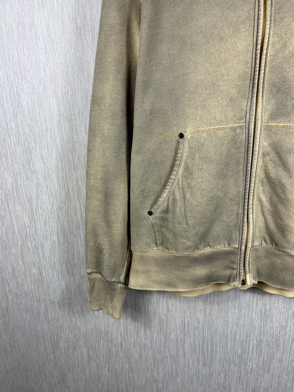 Hugo Boss Vintage Hugo Boss y2k dusty burned thermal zip basic hoodie Size US L / EU 52-54 / 3 - 7 Thumbnail