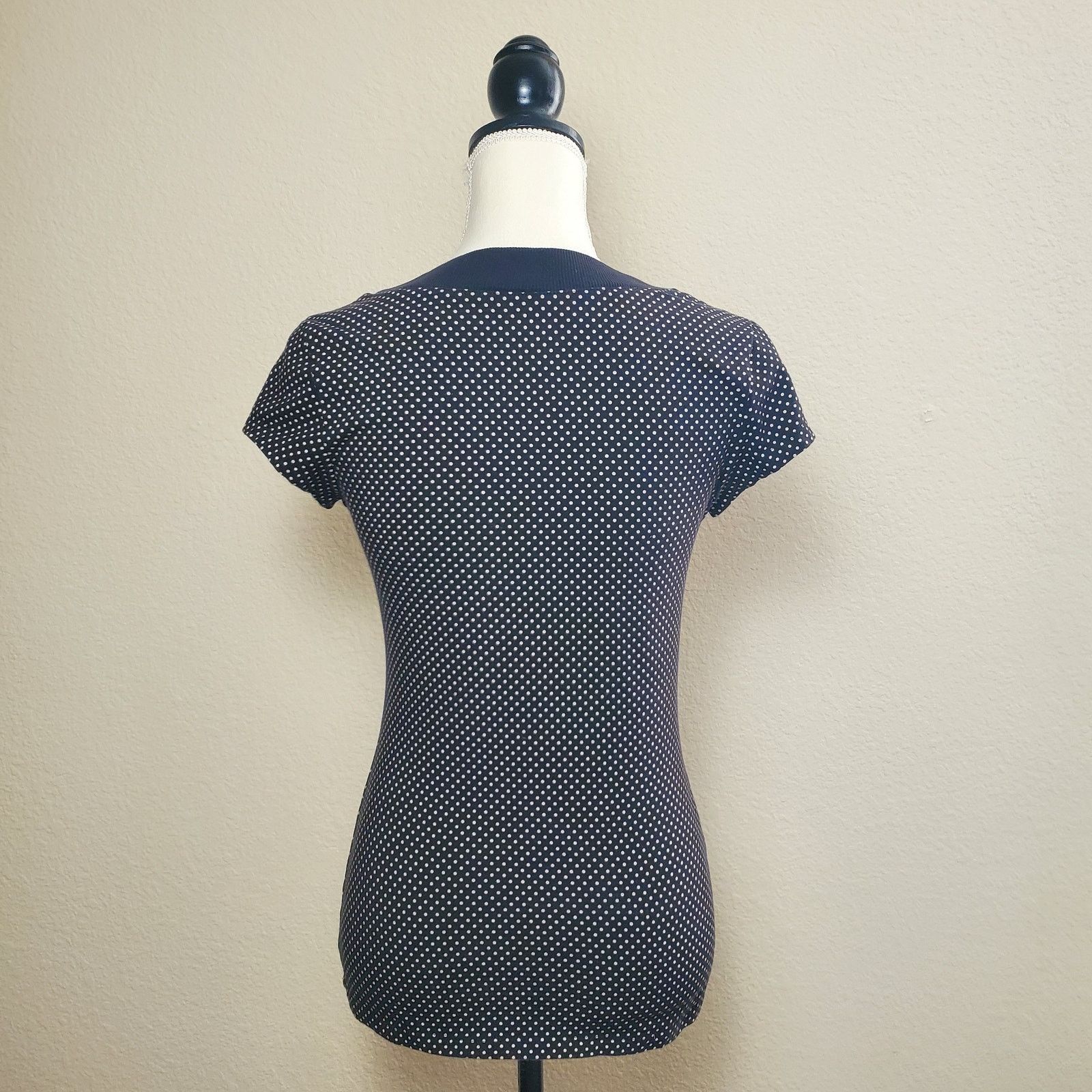 Express Express Polka Dot Print Top Small Size S / US 4 / IT 40 - 3 Thumbnail