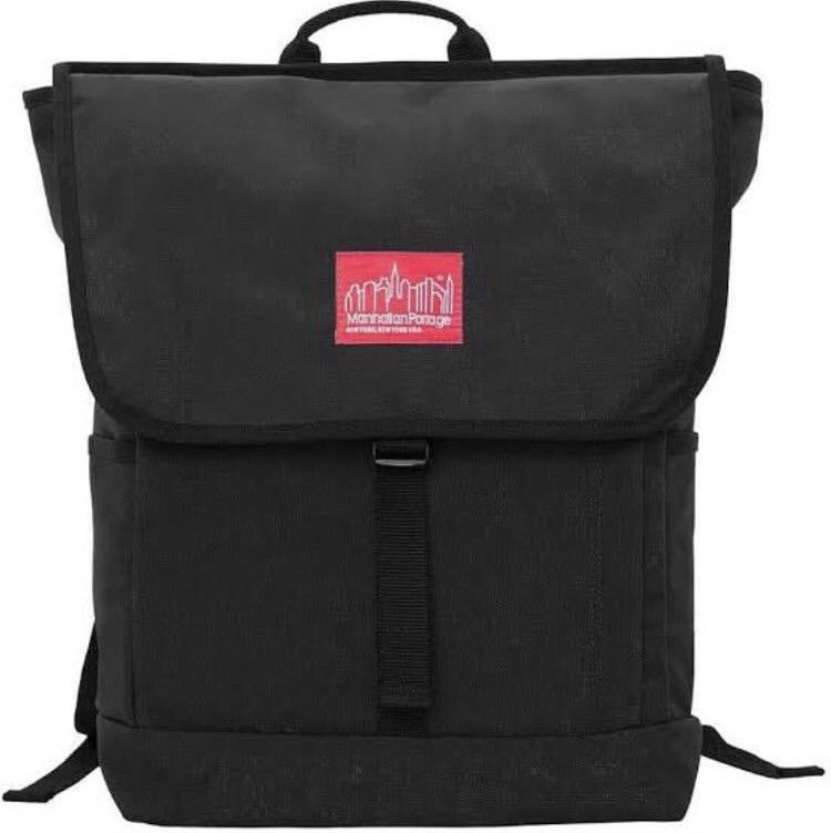 image of Made In USA x Manhattan Portage Cordura Backpack in Black, Men's