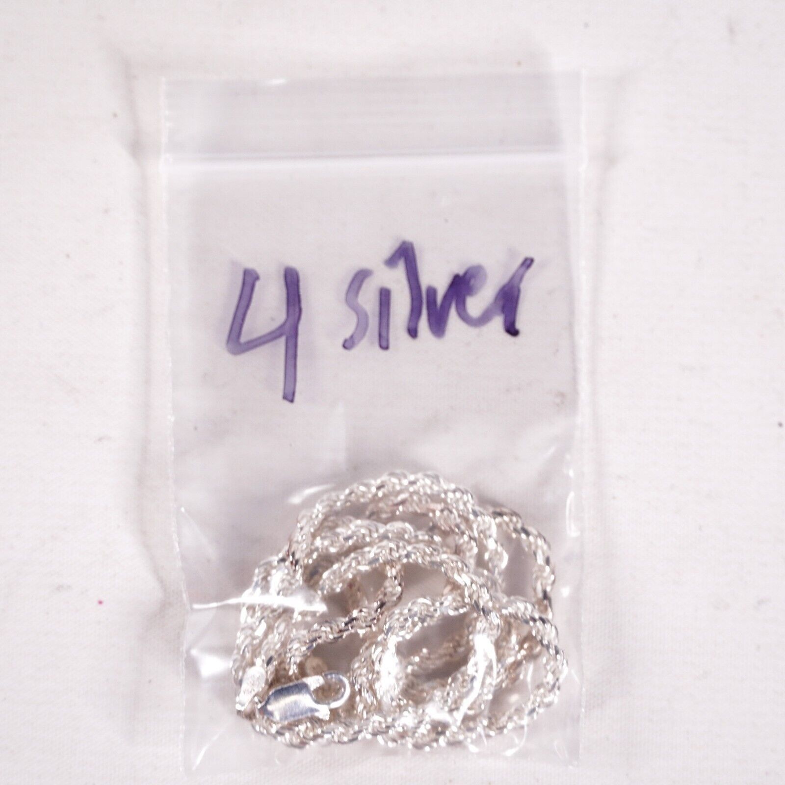 Other 22" Savlano 925 Sterling Silver Braid Chain Necklace Jewelry Size ONE SIZE - 9 Thumbnail