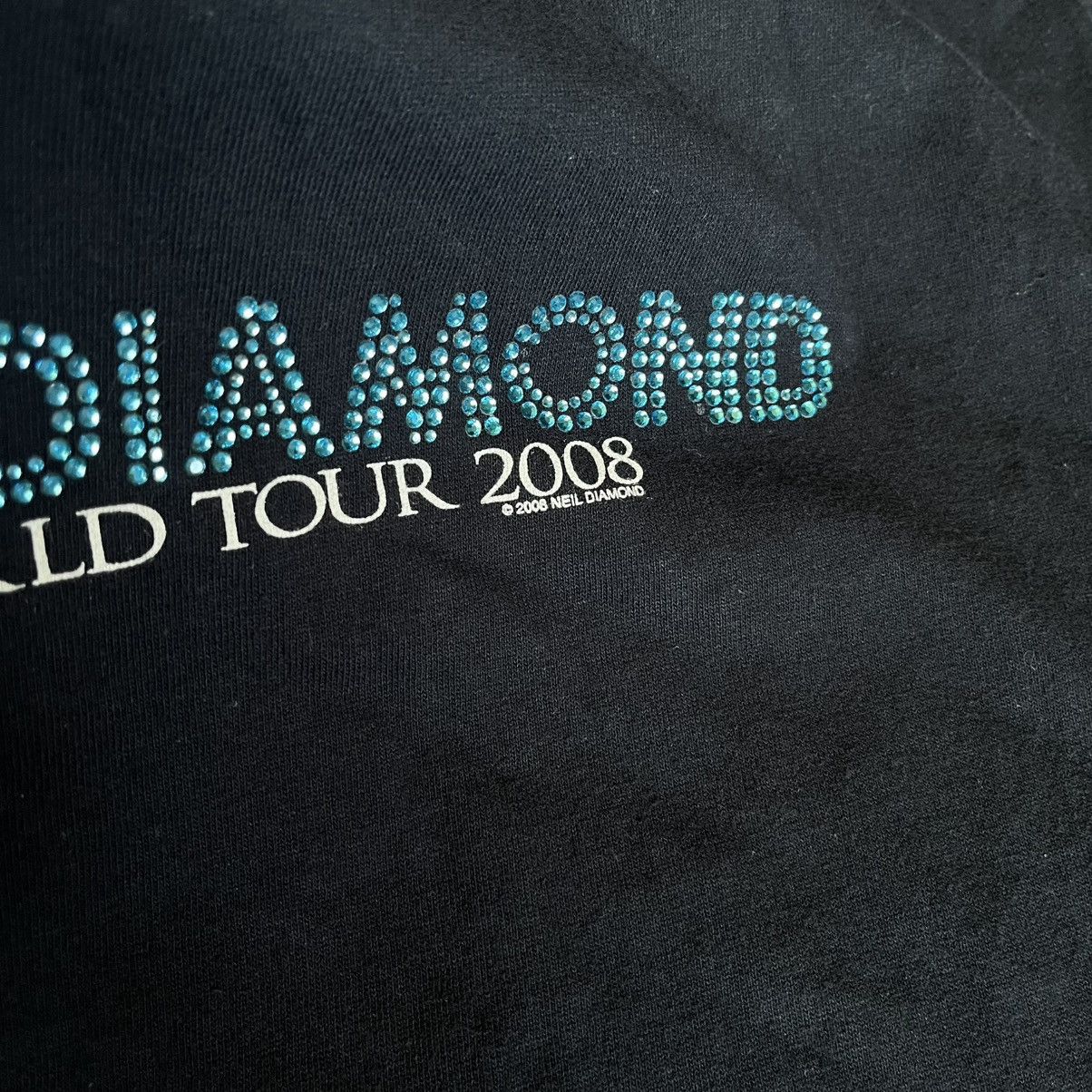 Band Tees Vintage 2008 Neil Diamond Rhinestone Studded Tour Band Tee Size M / US 6-8 / IT 42-44 - 5 Thumbnail