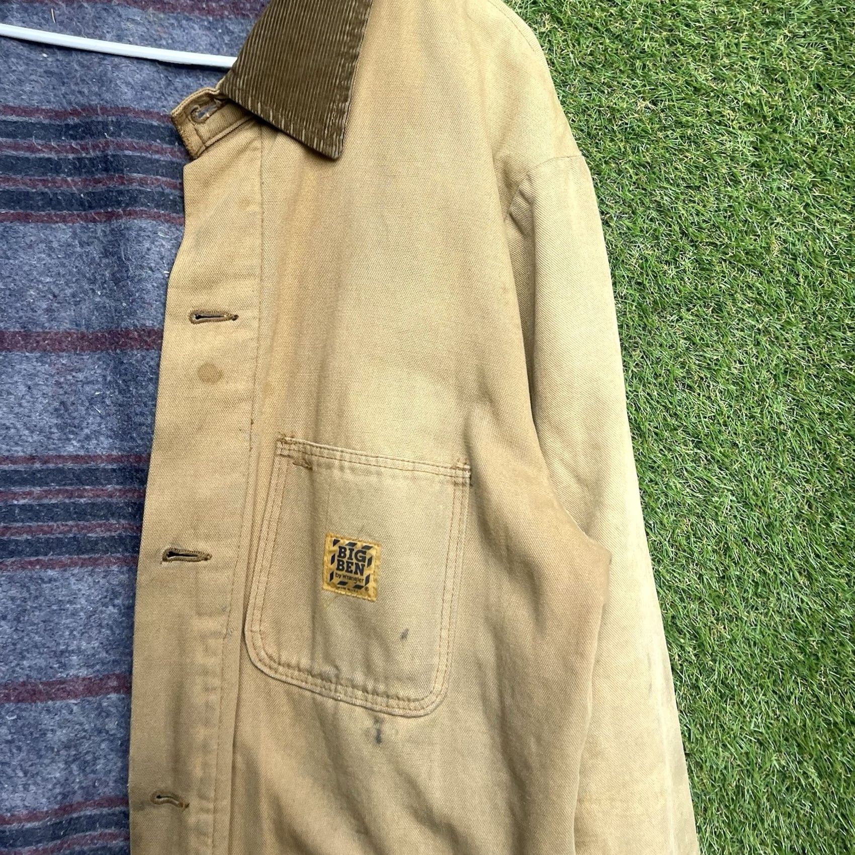 Wrangler Vintage Wrangler Big Ben Jacket Mens 46 Chore Wool Lined Canvas Cotton 90s - Jacket Size US S / EU 44-46 / 1 - 2 Thumbnail