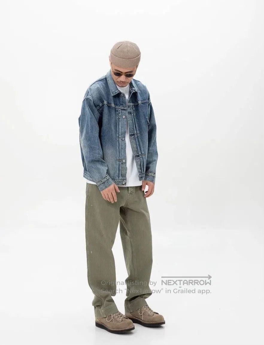 Wtaps 12.5oz Herringbone Distressed Cargo Pants. Size US 40 / EU 56 - 4 Thumbnail