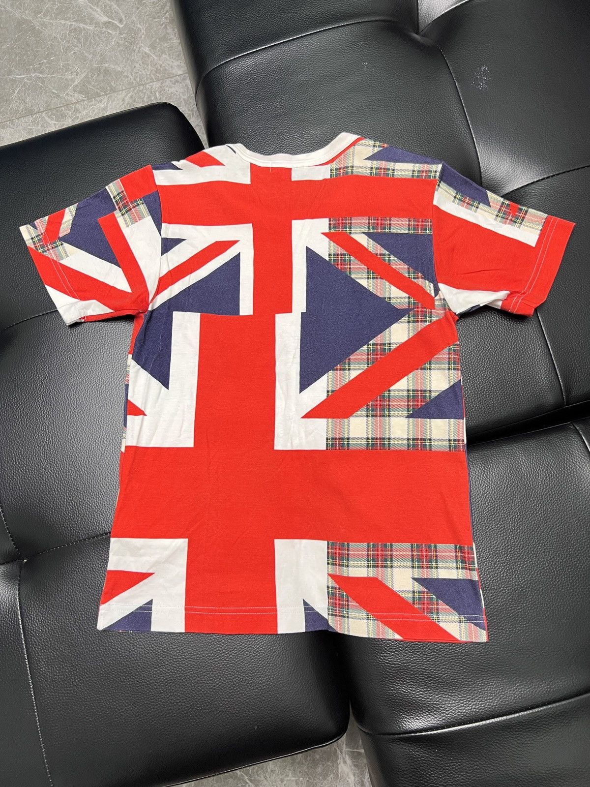 Comme des Garcons Comme des Garçons SS06 Union Jack Plaid Patchwork T-Shirt Size US S / EU 44-46 / 1 - 2 Thumbnail