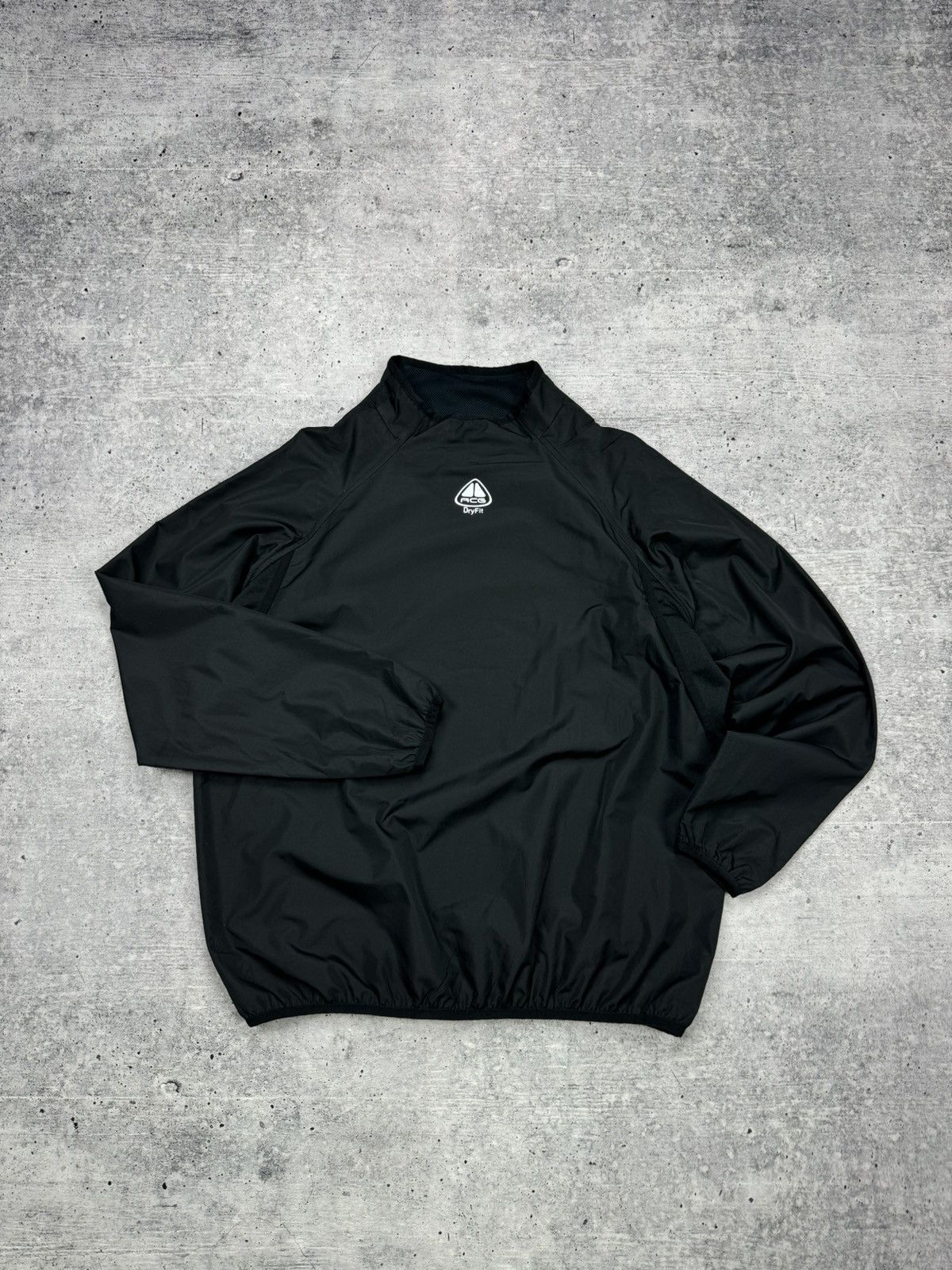 Vintage Nike ACG Central Logo 90s Y2K Nylon Drill Sweatshirt