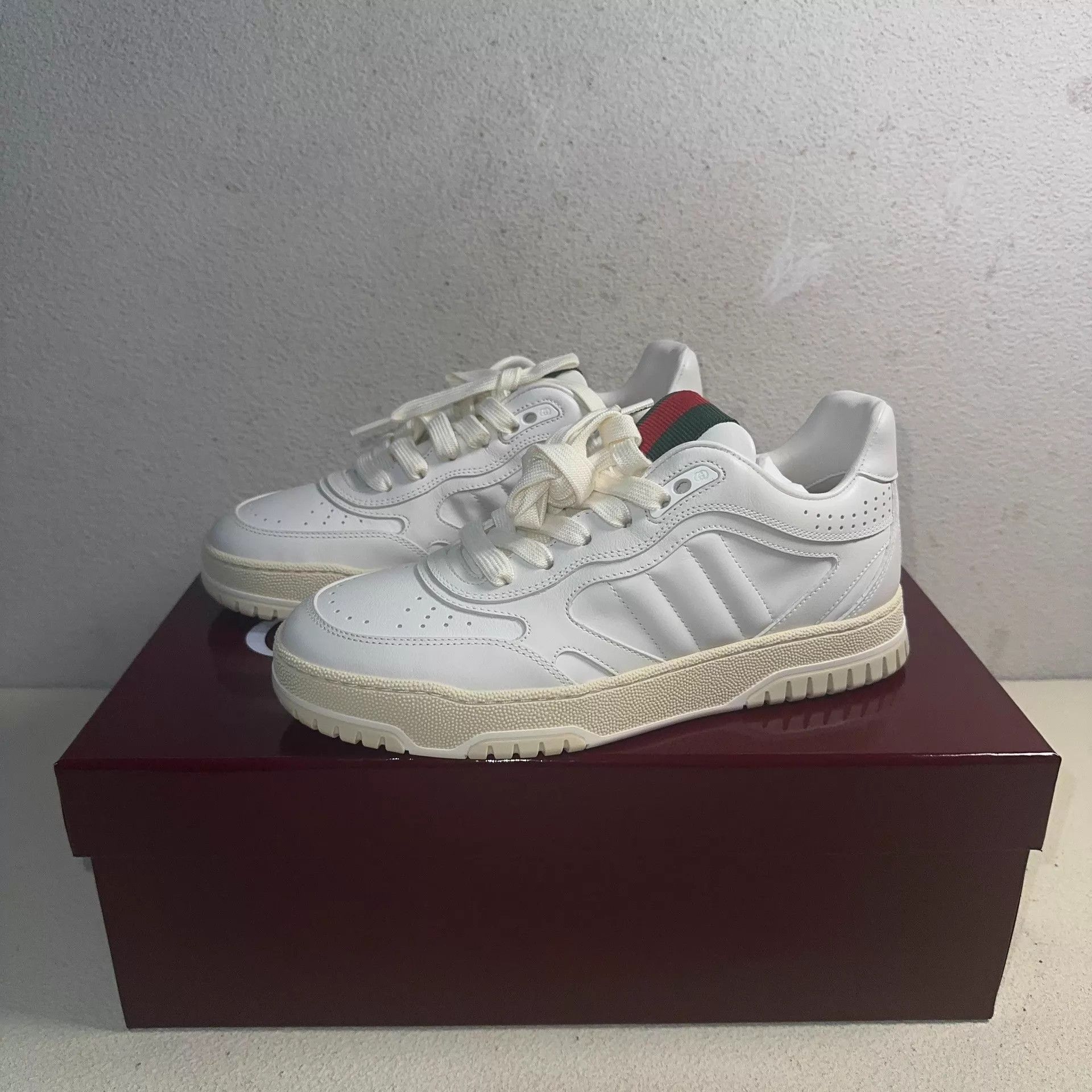 Gucci GUCCI Horsebit 1955 Women's White Sneaker 37.5 Size US 7 / IT 37 - 1 Thumbnail