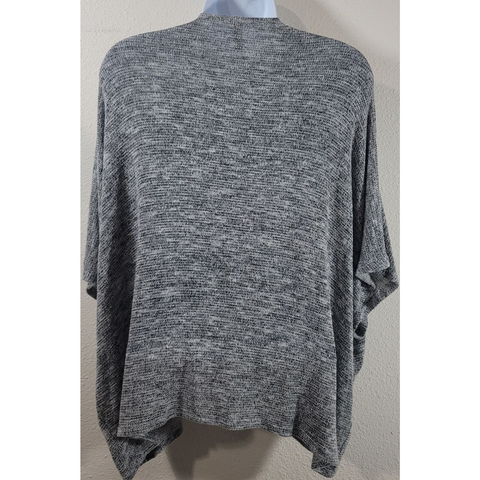 Other Kona Gray Black Marled Open Front Cardigan Sweater XS Size XS / US 0-2 / IT 36-38 - 2 Thumbnail