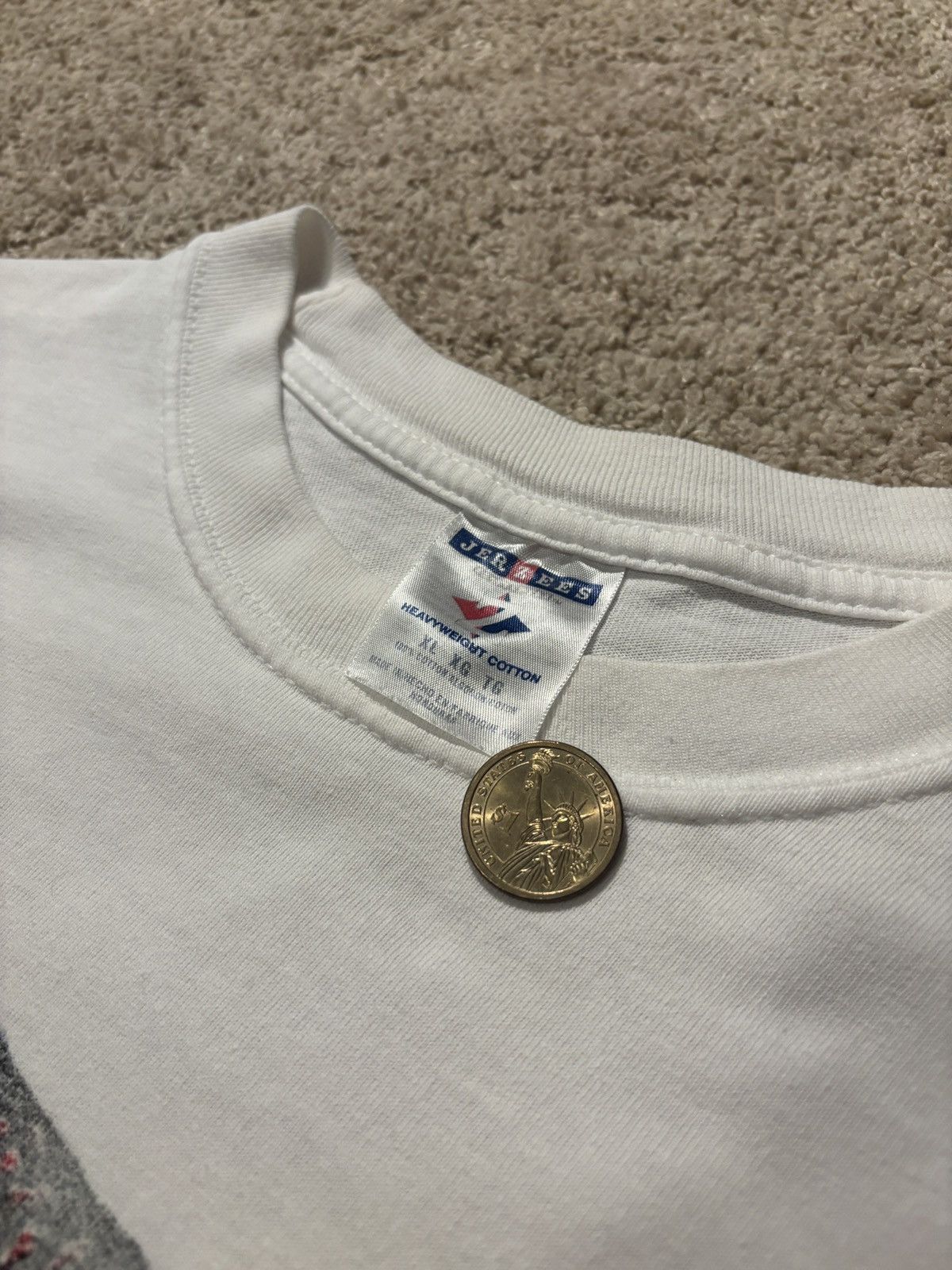 Jerzees Vintage 90s Bill Cosby Tee (RARE Double-Sided Graphic) - XL Size US XL / EU 56 / 4 - 3 Thumbnail