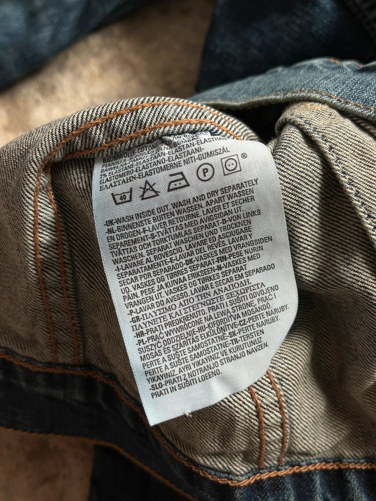 Levi's Levi's 73695 Sz S 2002 Y2K Made in Tunisia Zip Rare Blue Size S / US 4 / IT 40 - 11 Thumbnail