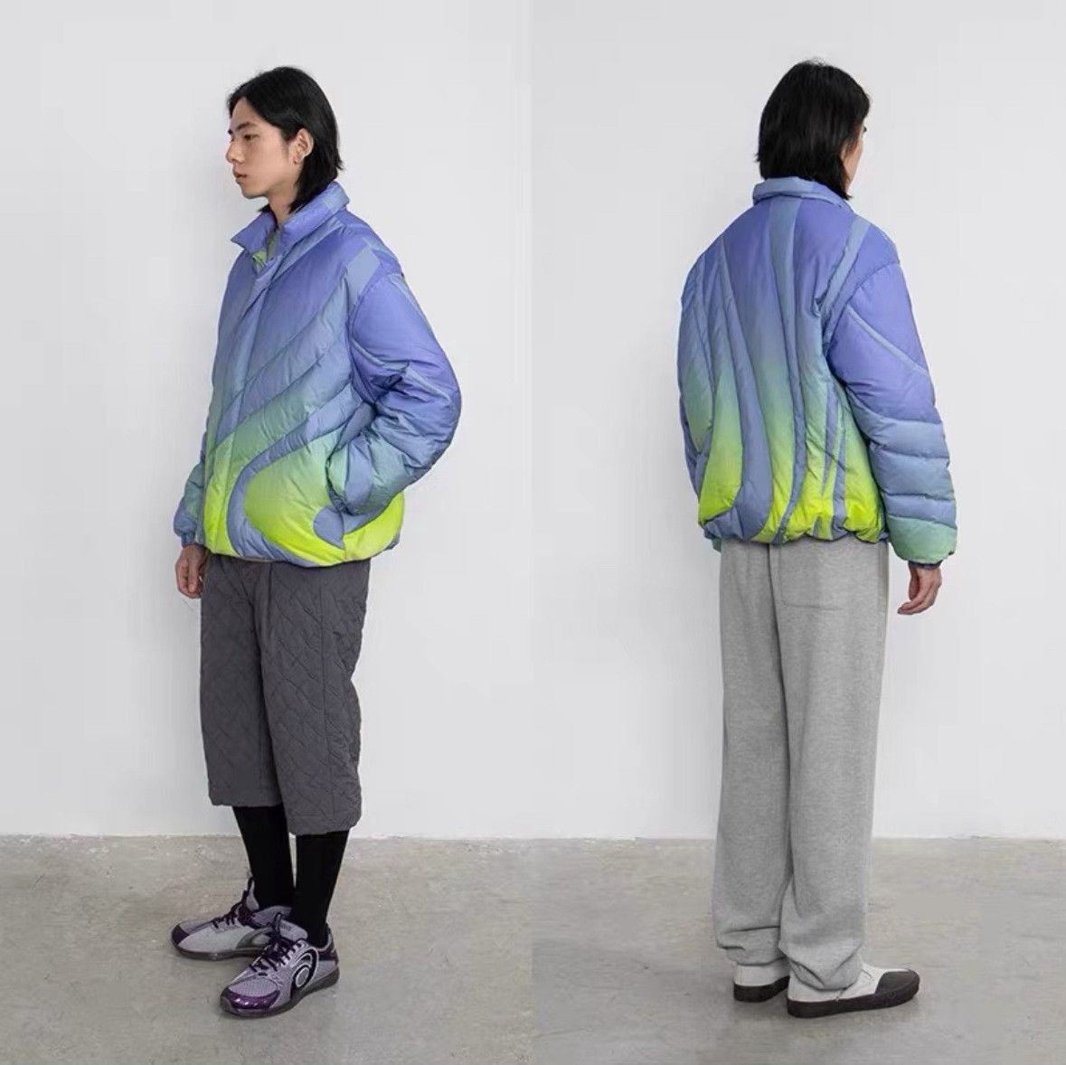 Japanese Brand CONP 20AW Psychedelic Gradient Jacket Size US M / EU 48-50 / 2 - 1 Thumbnail