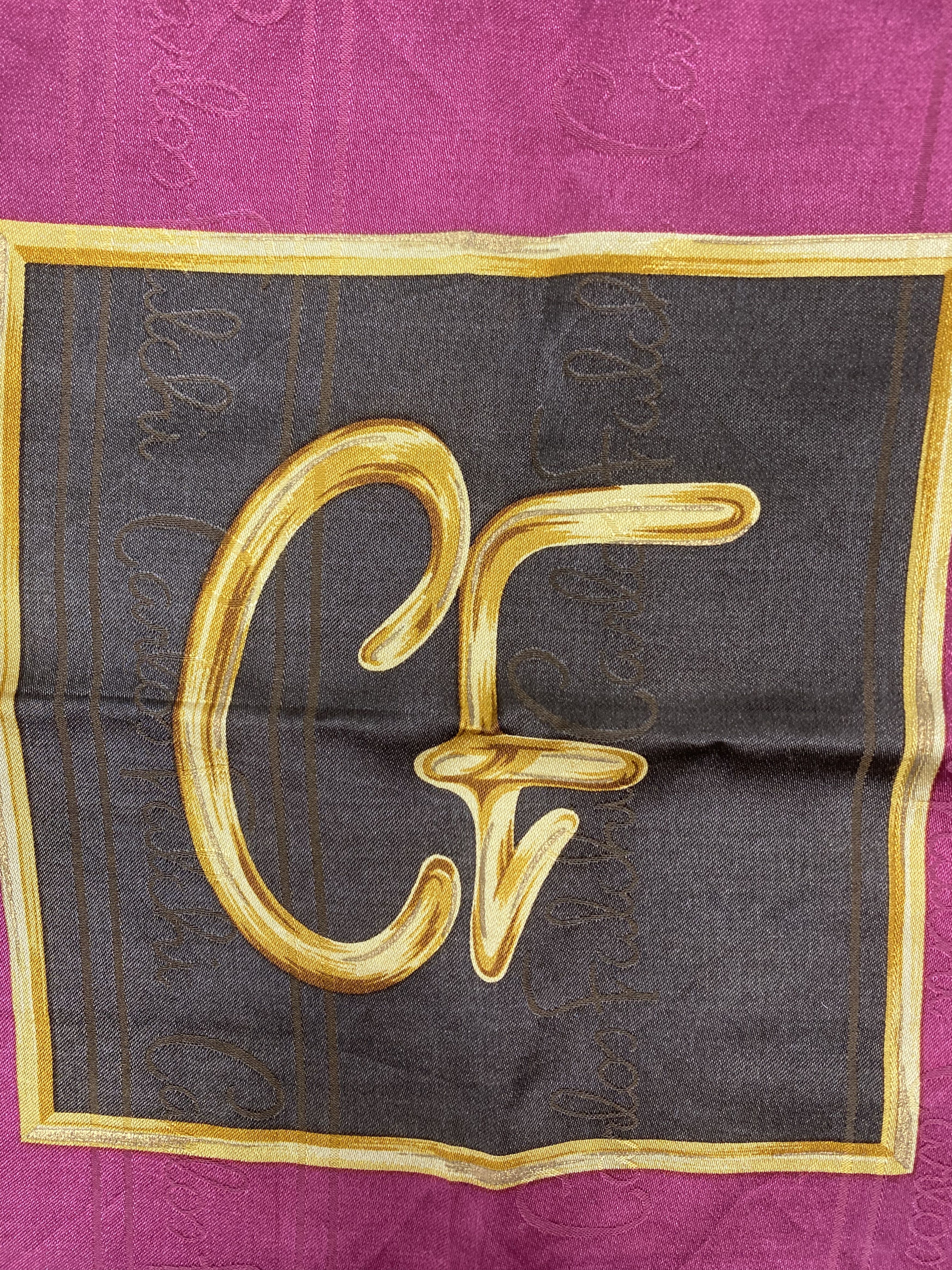 Designer × Vintage Vintage Carlos Falchi Handkerchief Neckerchief PH0853 Size ONE SIZE - 4 Thumbnail