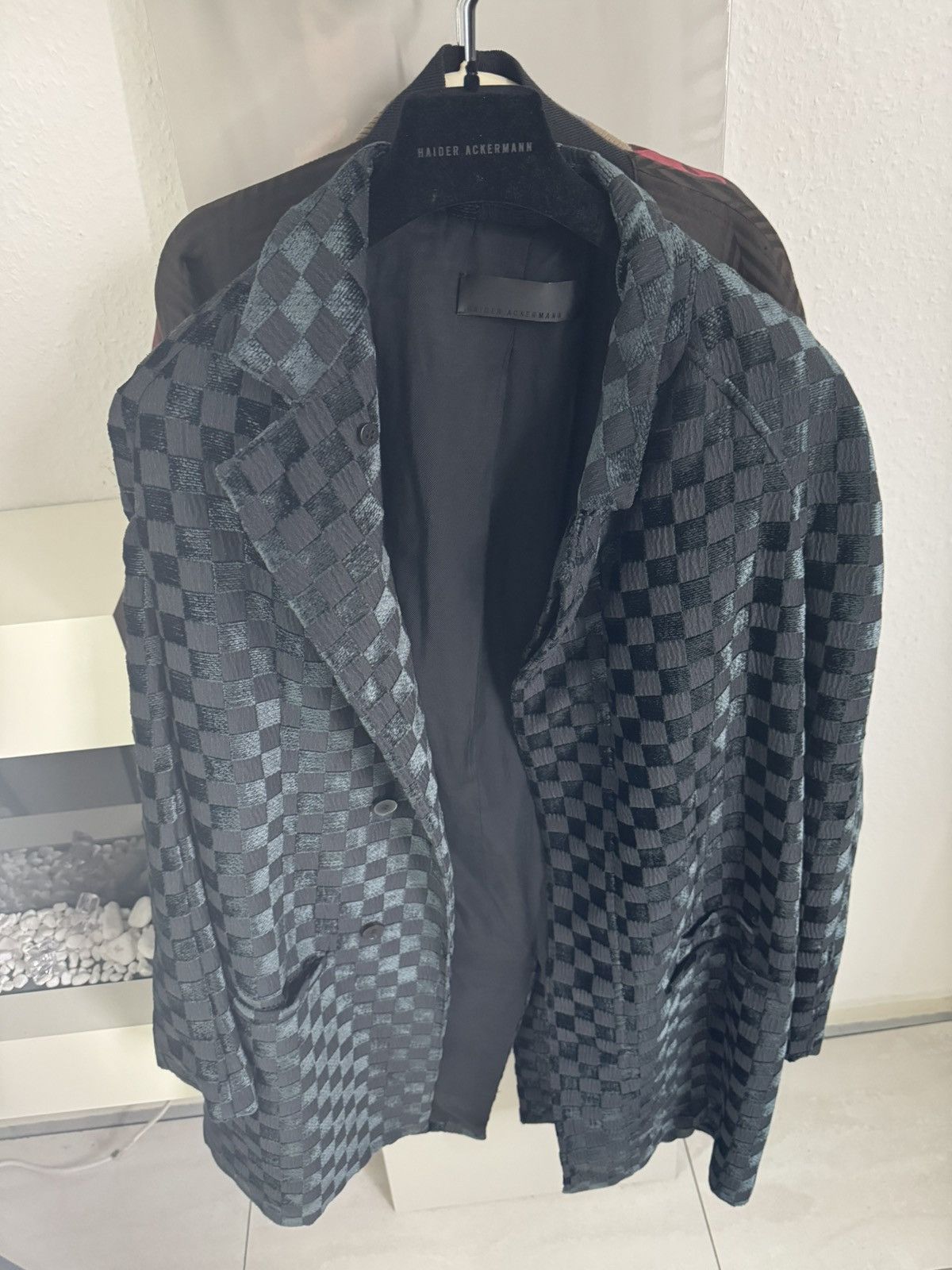 Haider Ackermann Checkered Coat FW17 Size US M / EU 48-50 / 2 - 1 Thumbnail