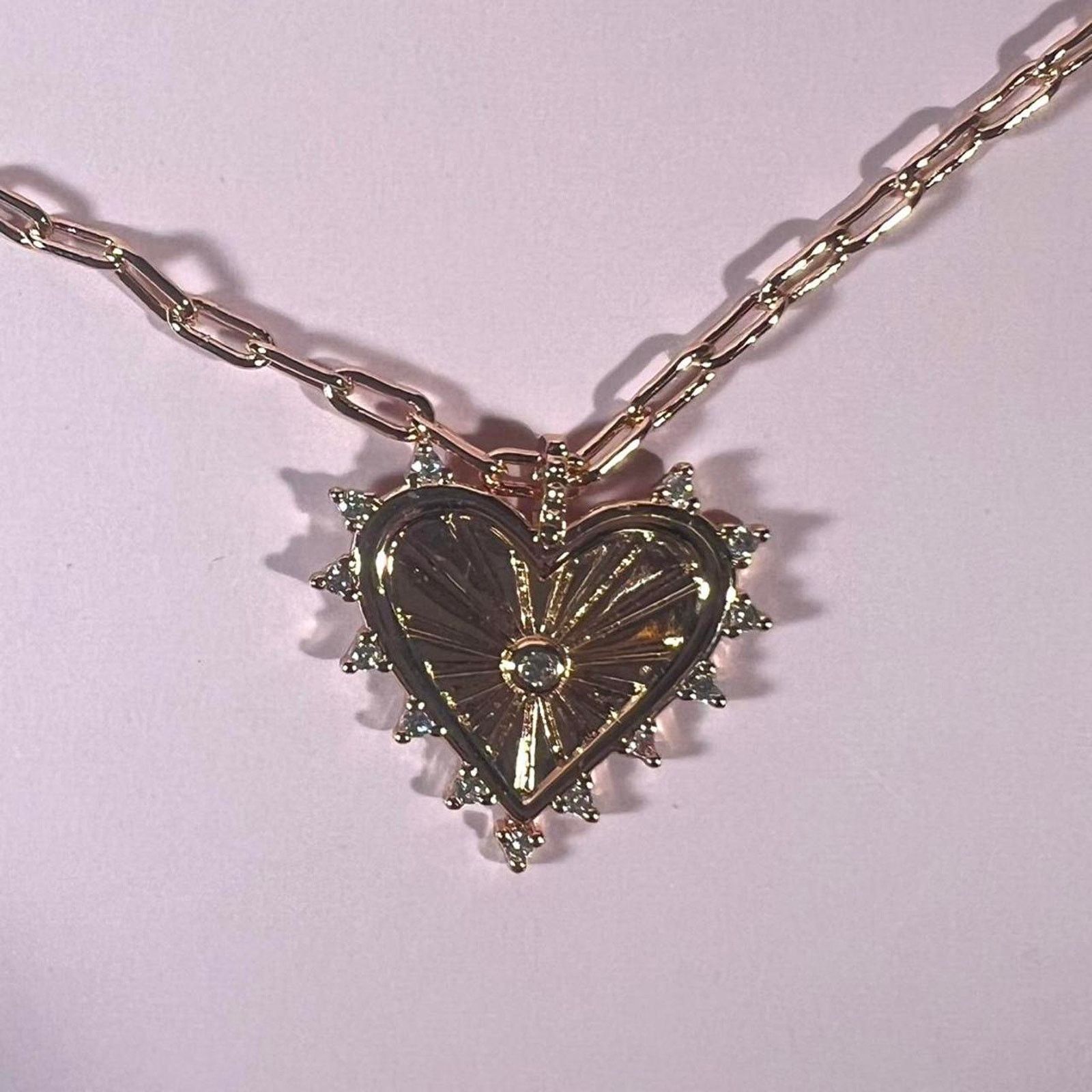 Jewelry Hespera rose gold heart chain Size ONE SIZE - 3 Thumbnail
