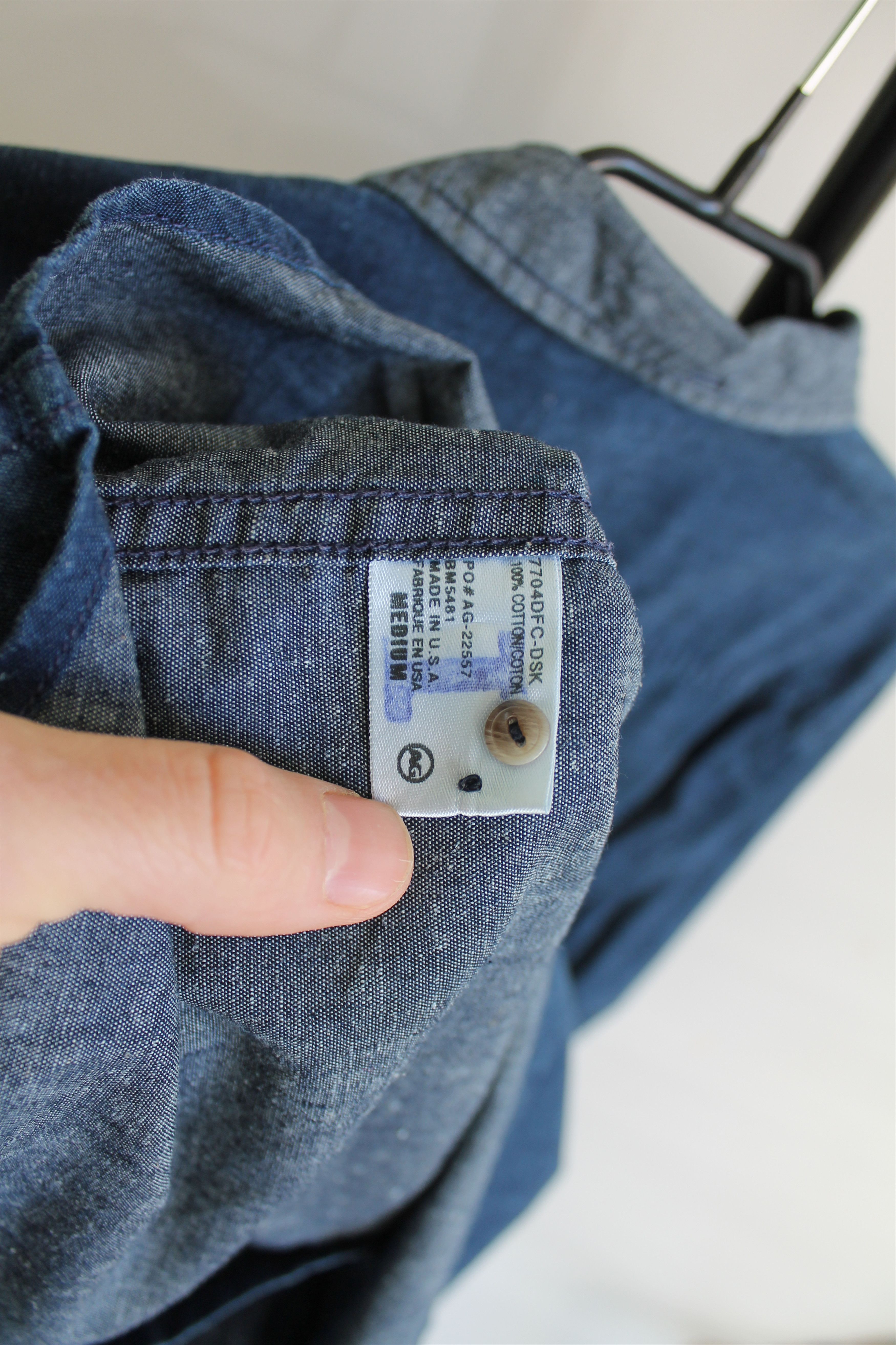 AG Adriano Goldschmied AG Adriano Goldschmied denim shirt blue indigo Size US M / EU 48-50 / 2 - 4 Thumbnail