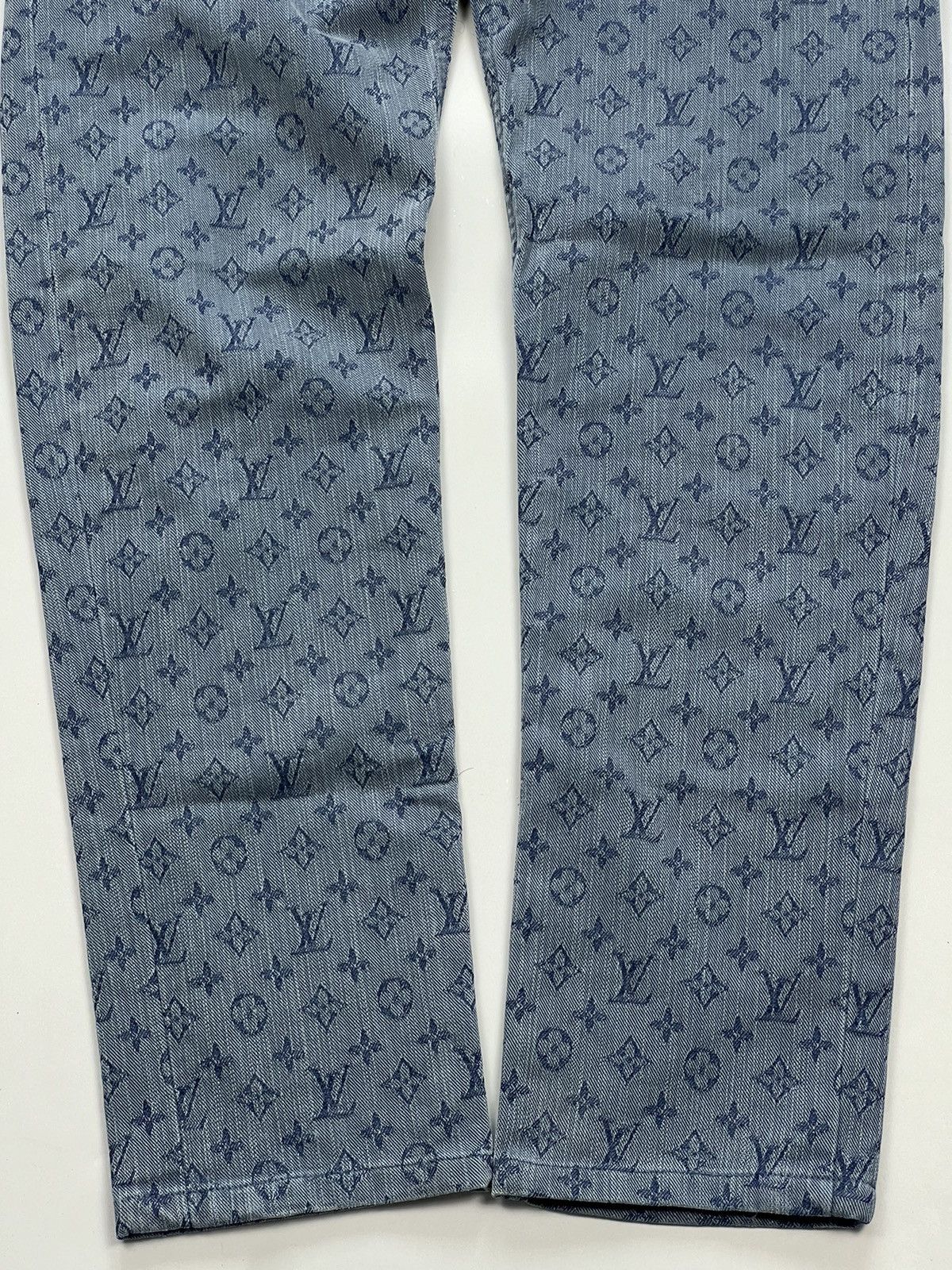 Louis Vuitton Louis Vuitton Virgil abloh Japan monogram slim fit jeans Size US 33 - 2 Thumbnail