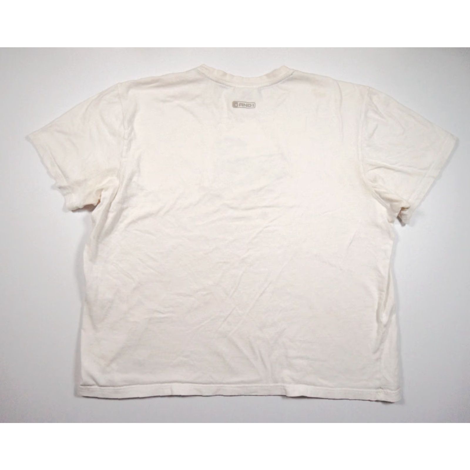 Vintage VINTAGE AND1 Shirt Mens 2XL White T-Shirt Regular Crewneck Basketball Short Sleeve Logo Tee Size US XXL / EU 58 / 5 - 6 Thumbnail