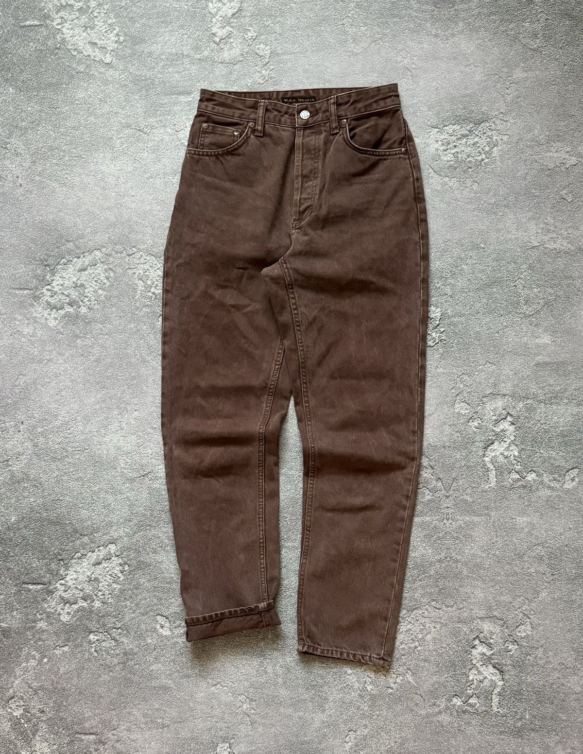 Nudie Jeans × Vintage Nudie jeans Co 27/28 breezy Britt cinnamon pant denim chino Size 27" / US 4 / IT 40 - 11 Thumbnail
