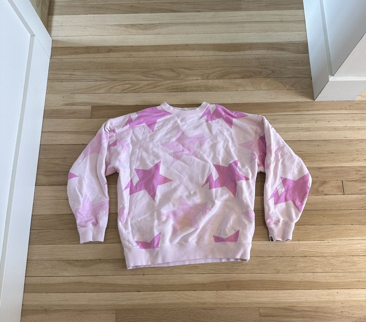 Bape Sta Pattern Crewneck | Grailed