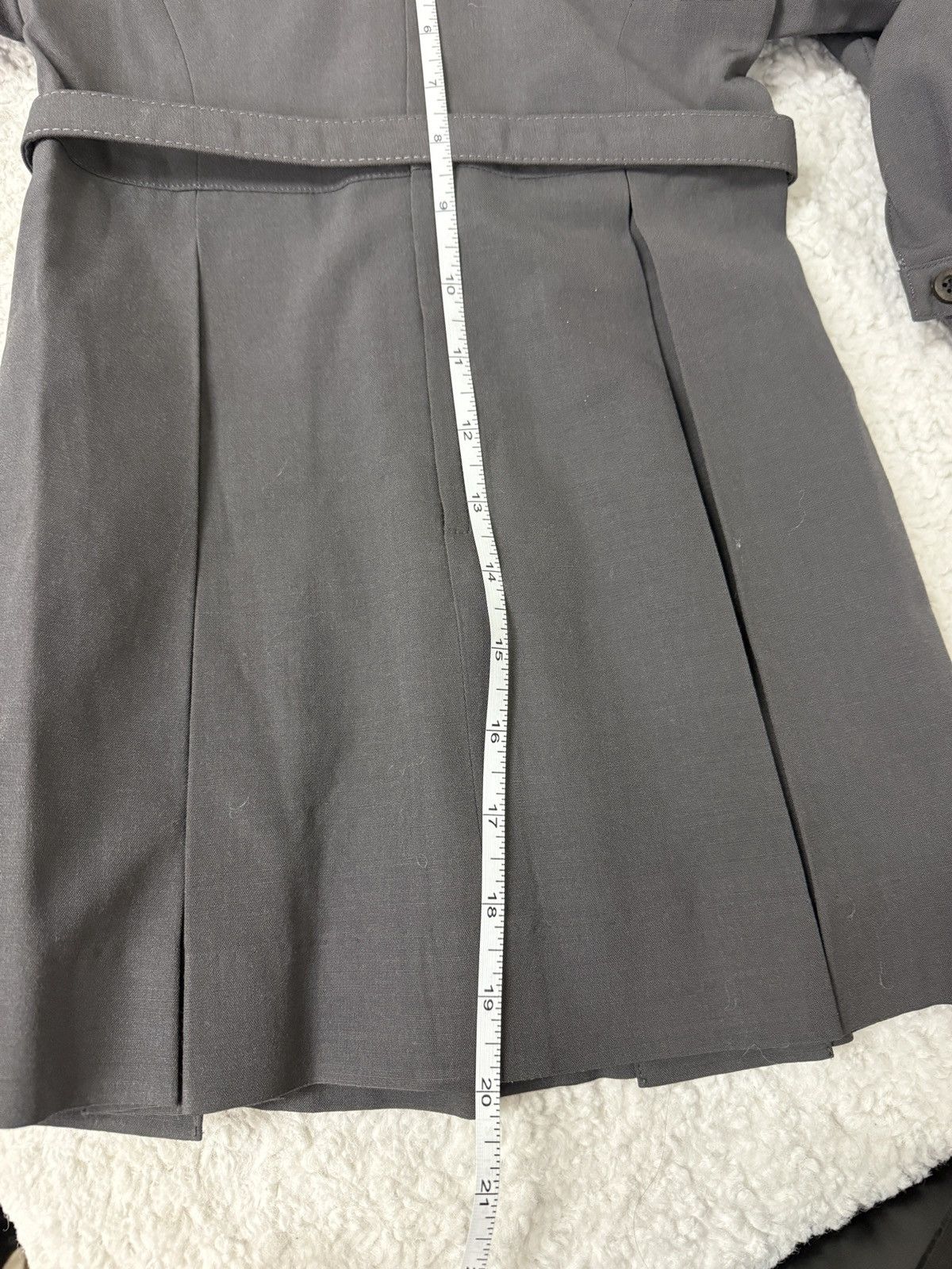 Dior Dior Junior Gray Dress with White Sailor Collar Size ONE SIZE - 4 Thumbnail