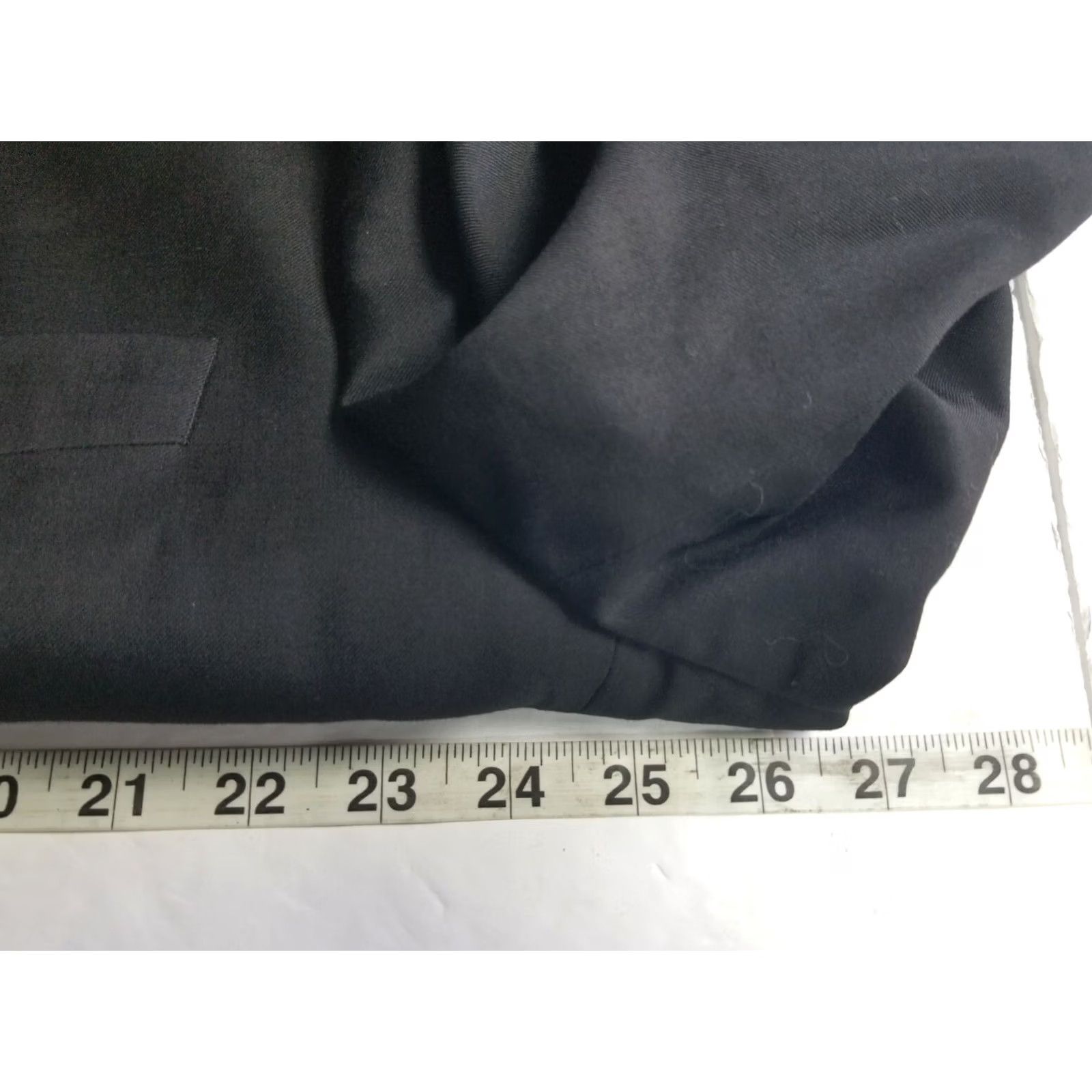 Vintage Marchatti Italy Blazer Black Solid Two-Button Pockets Regular 52R Made in Italy Mens Size 52R - 4 Thumbnail