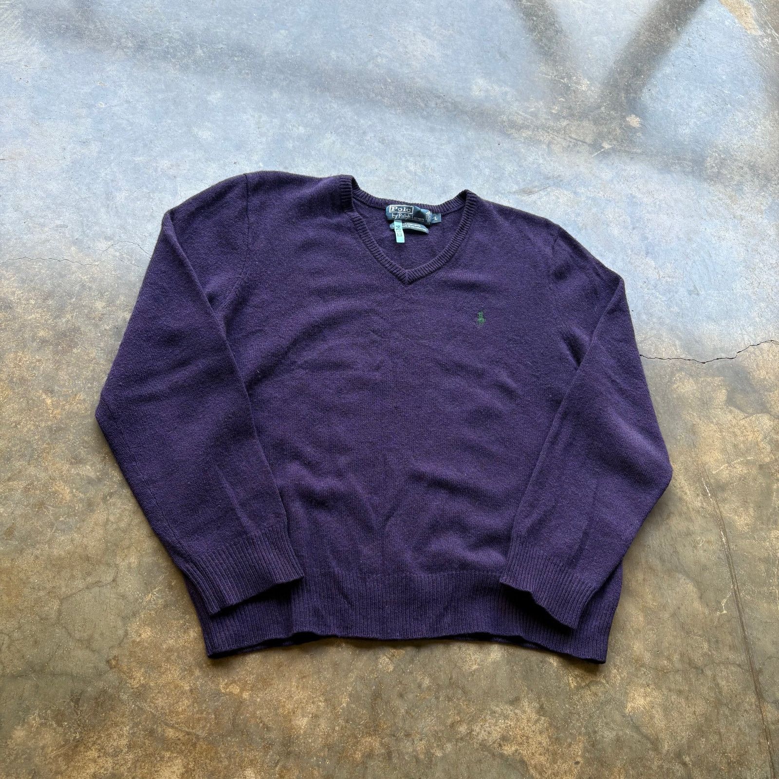 Polo Ralph Lauren Vintage Polo Ralph Lauren Lambs Wool Sweater Size US L / EU 52-54 / 3 - 2 Thumbnail