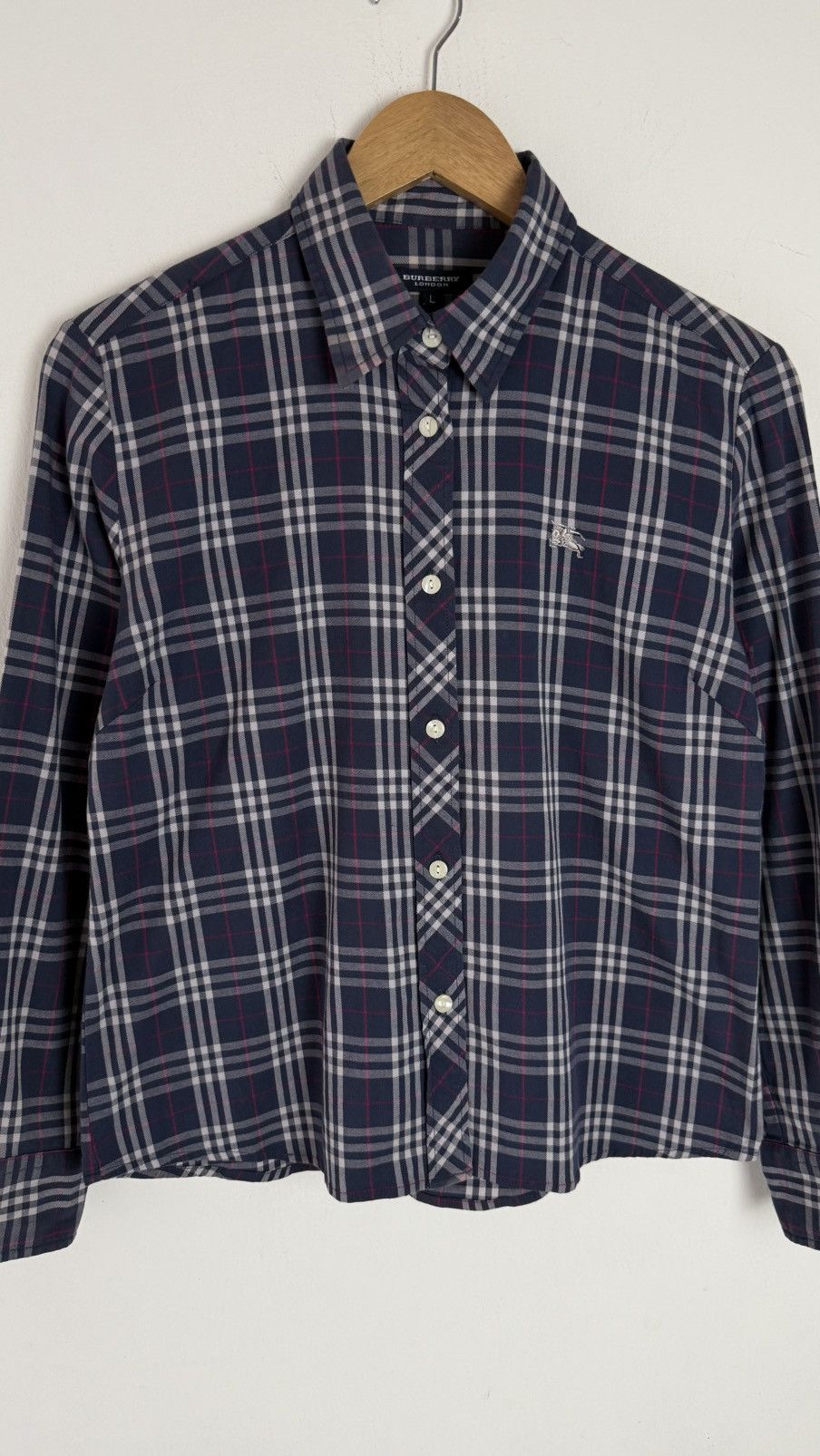 Burberry Burberry London Blue Novacheck. Size L / US 10 / IT 46 - 3 Thumbnail