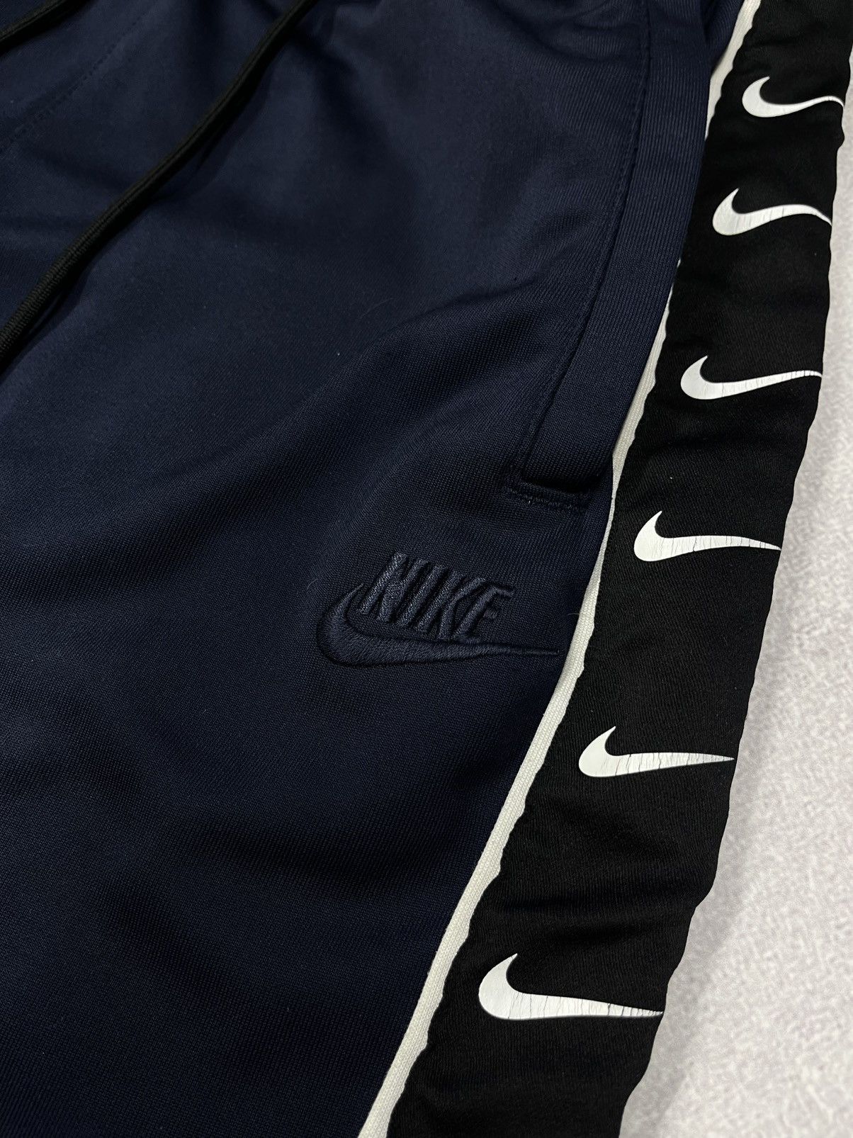 Nike Mens Nike Multilogo Swoosh Navy Sweatpants Lampas Size US 30 / EU 46 - 5 Thumbnail