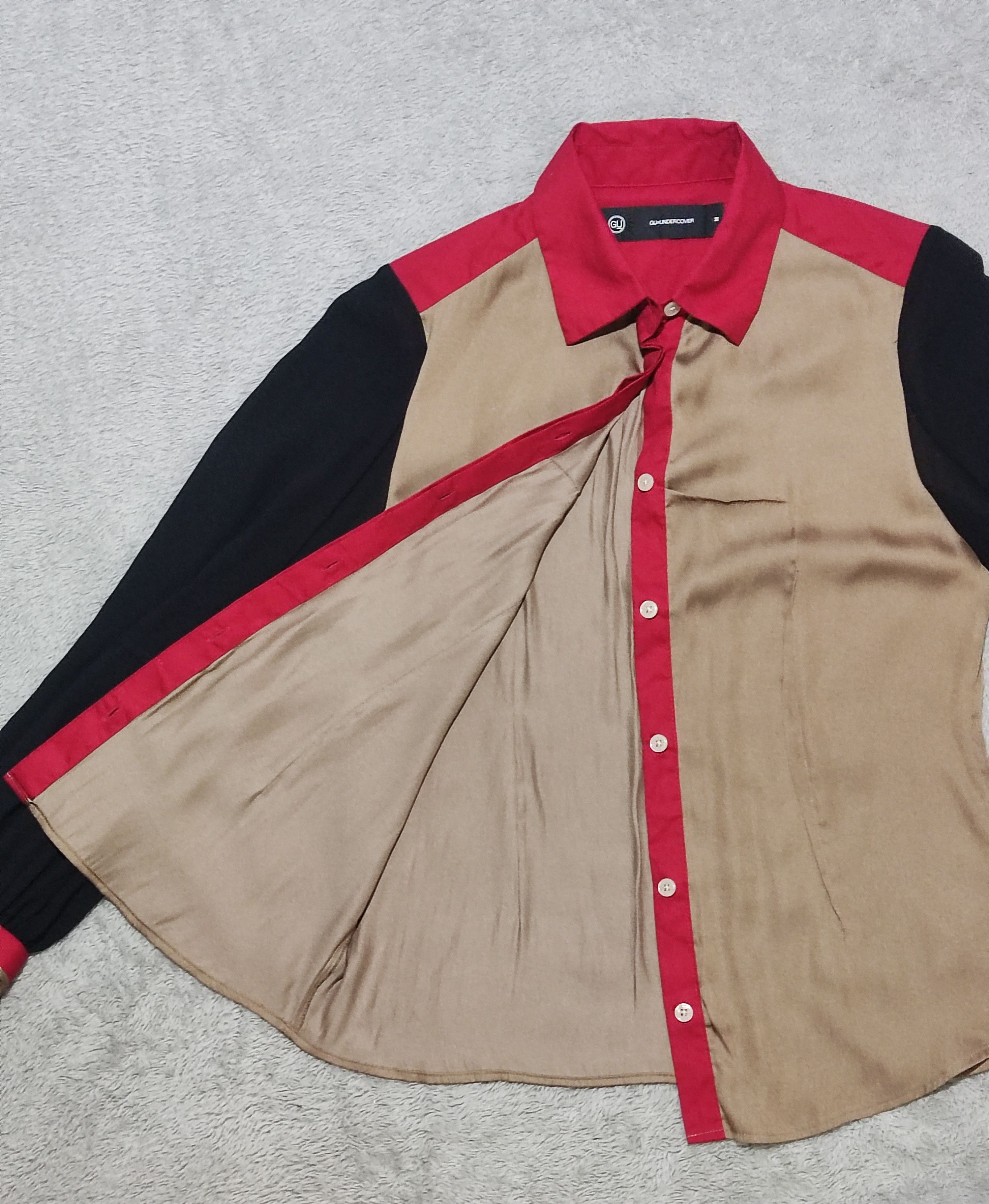 GU × Undercover GU x Undercover Tri-Tone Colorblock Button Up Shirts Size M / US 6-8 / IT 42-44 - 12 Thumbnail