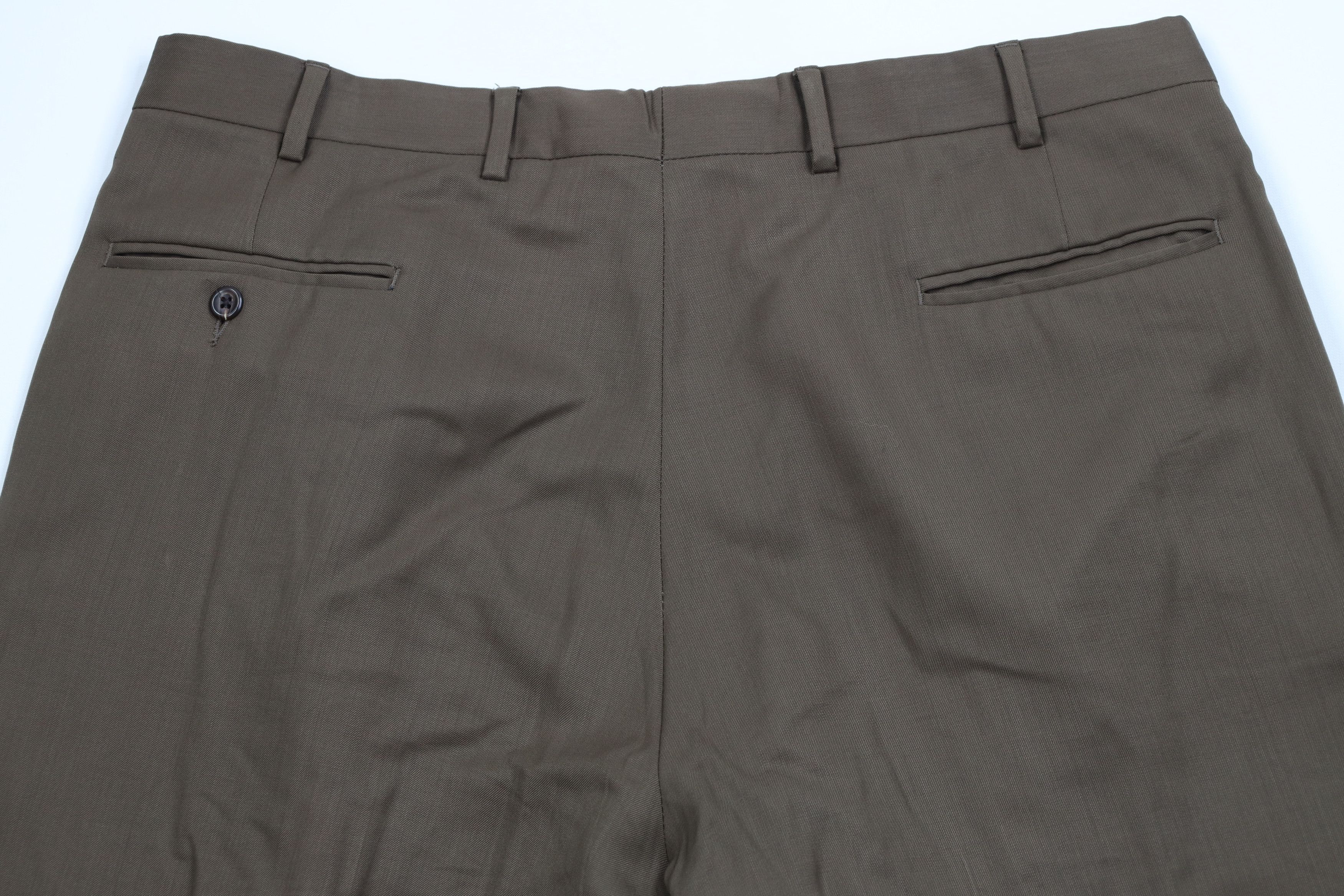 Jos. A. Bank Vintage Jos A Bank Wool Knit Wide Leg Chino Pants Brown Size US 38 / EU 54 - 10 Thumbnail