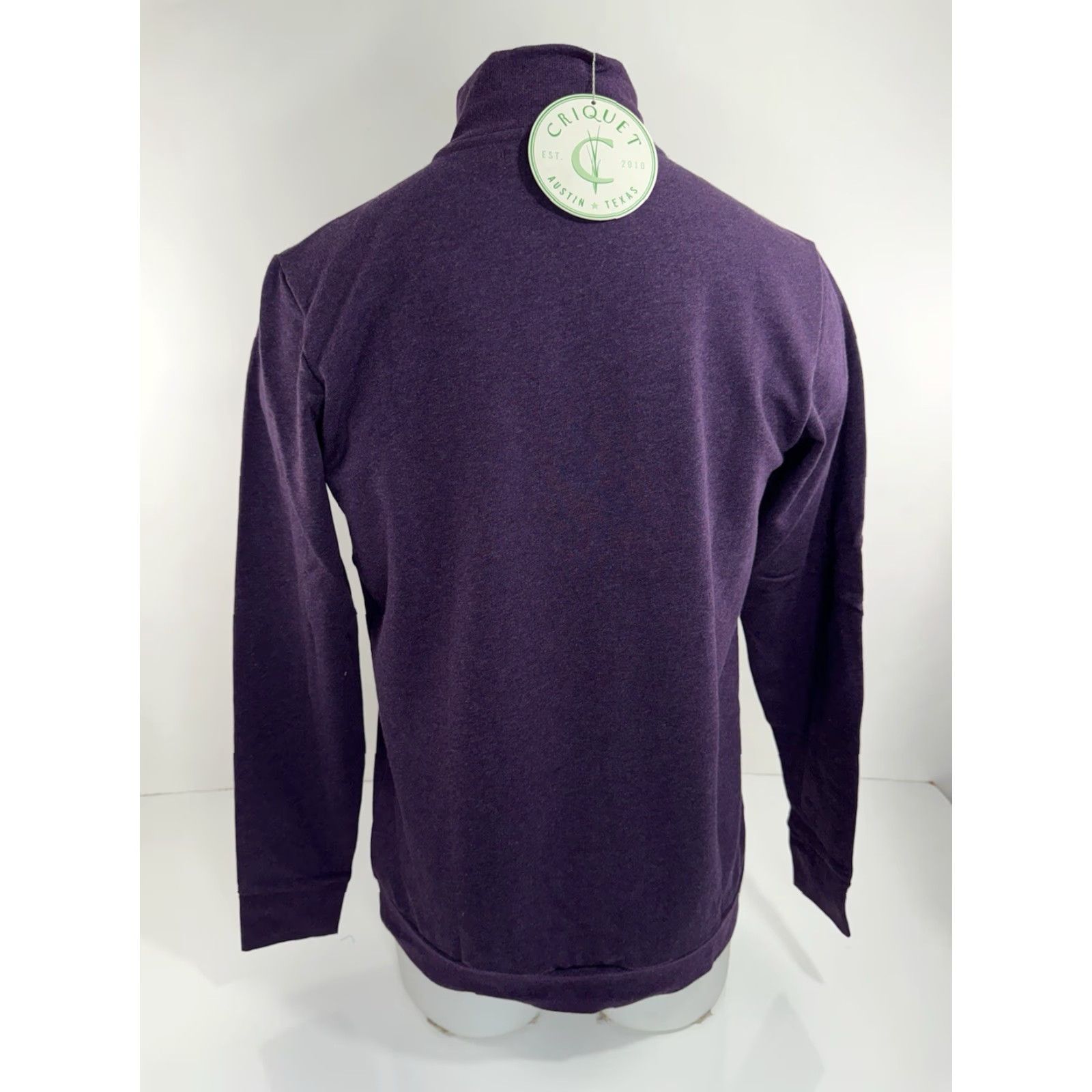 Vintage CRIQUET Fleece 1/4 Zip Pullover Mens M Sweater Jacket Purple NEW w TAG Size US M / EU 48-50 / 2 - 3 Thumbnail